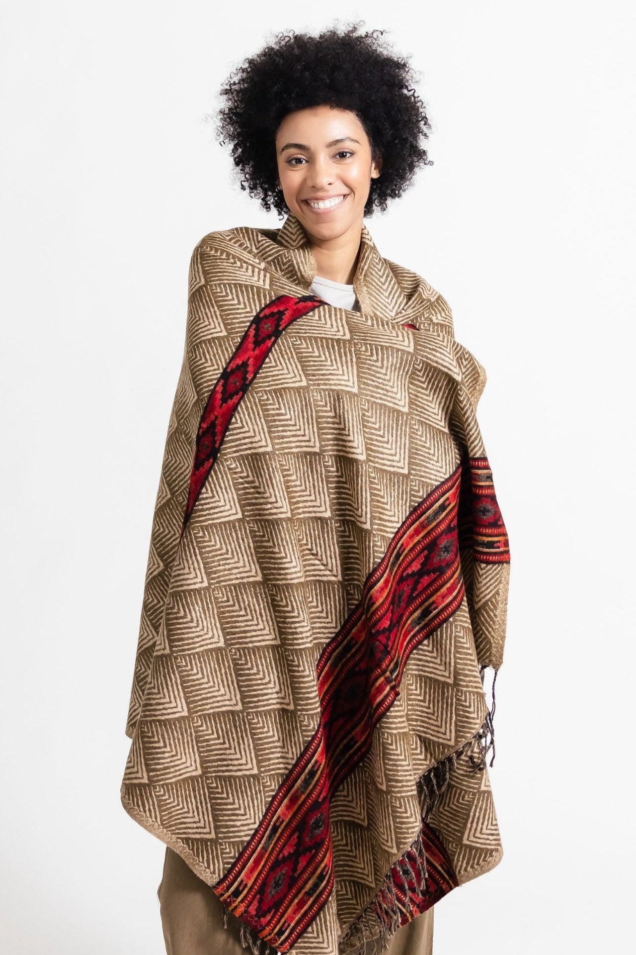 Surya Australia Ethical Tibetan Throw Rugs made in Nepal - Olive