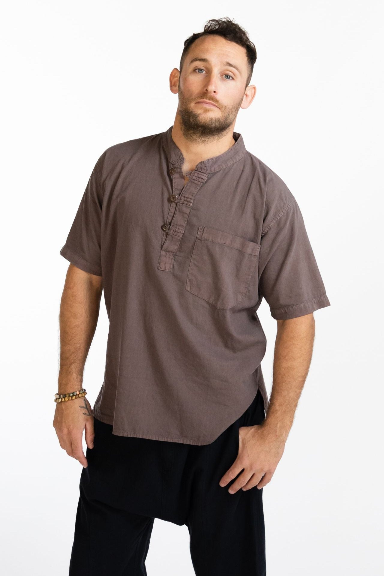 Surya Cotton Pablo Shirt for men - Taupe