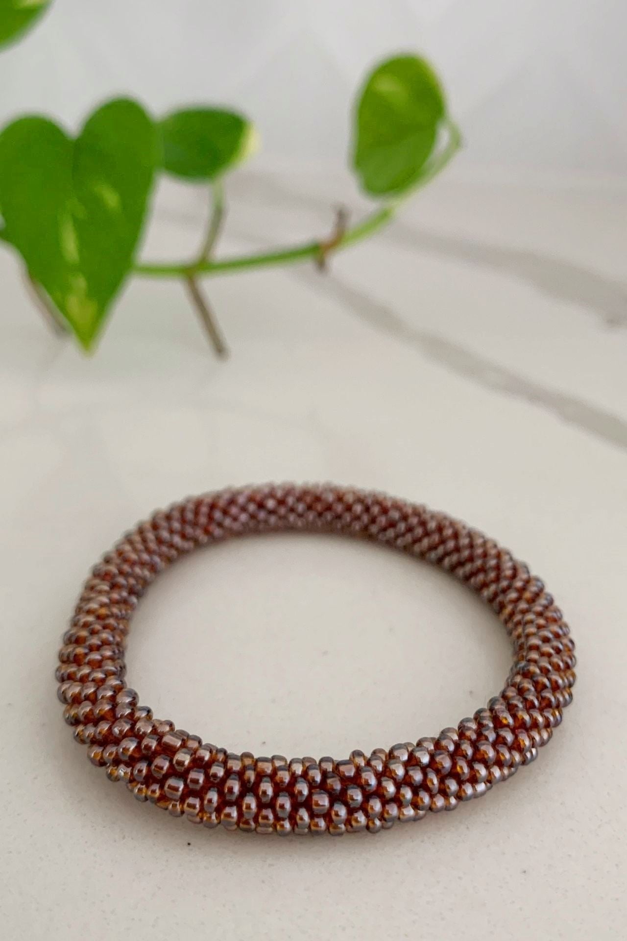 Surya Australia Roll on Bracelets from Nepal - Rust