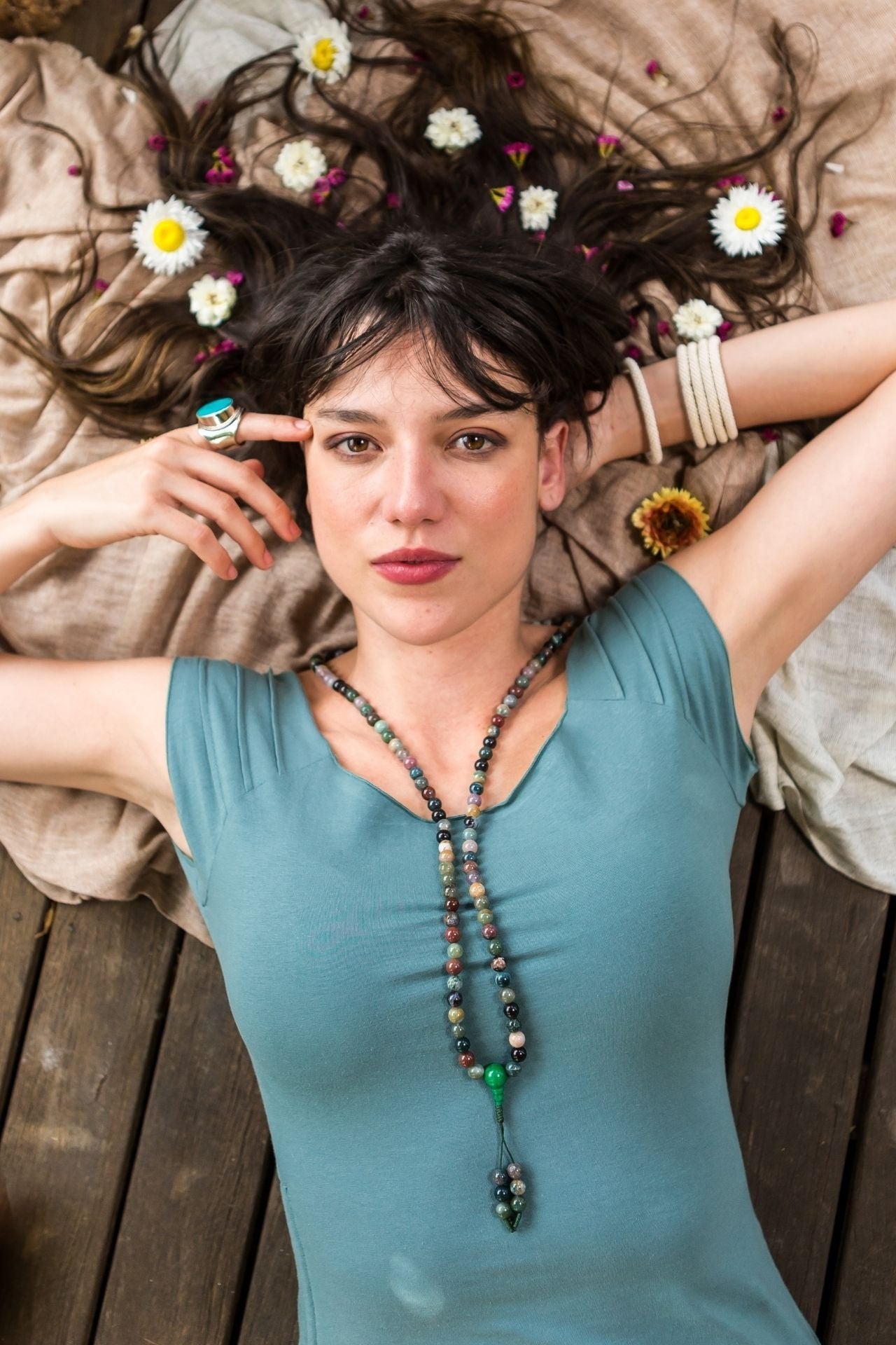 Surya Australia Ethical Mixed Jade Nekclace from Nepal