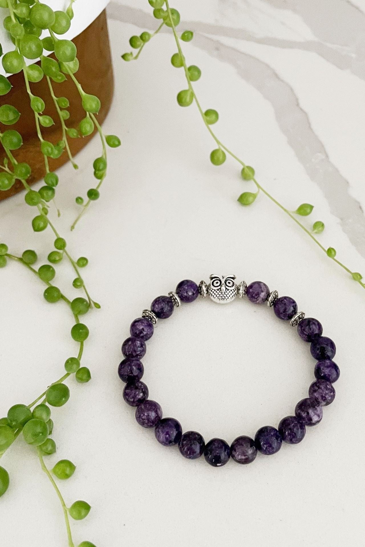 Surya Australia Ethical Mala Bracelets made in Nepal - Jasper