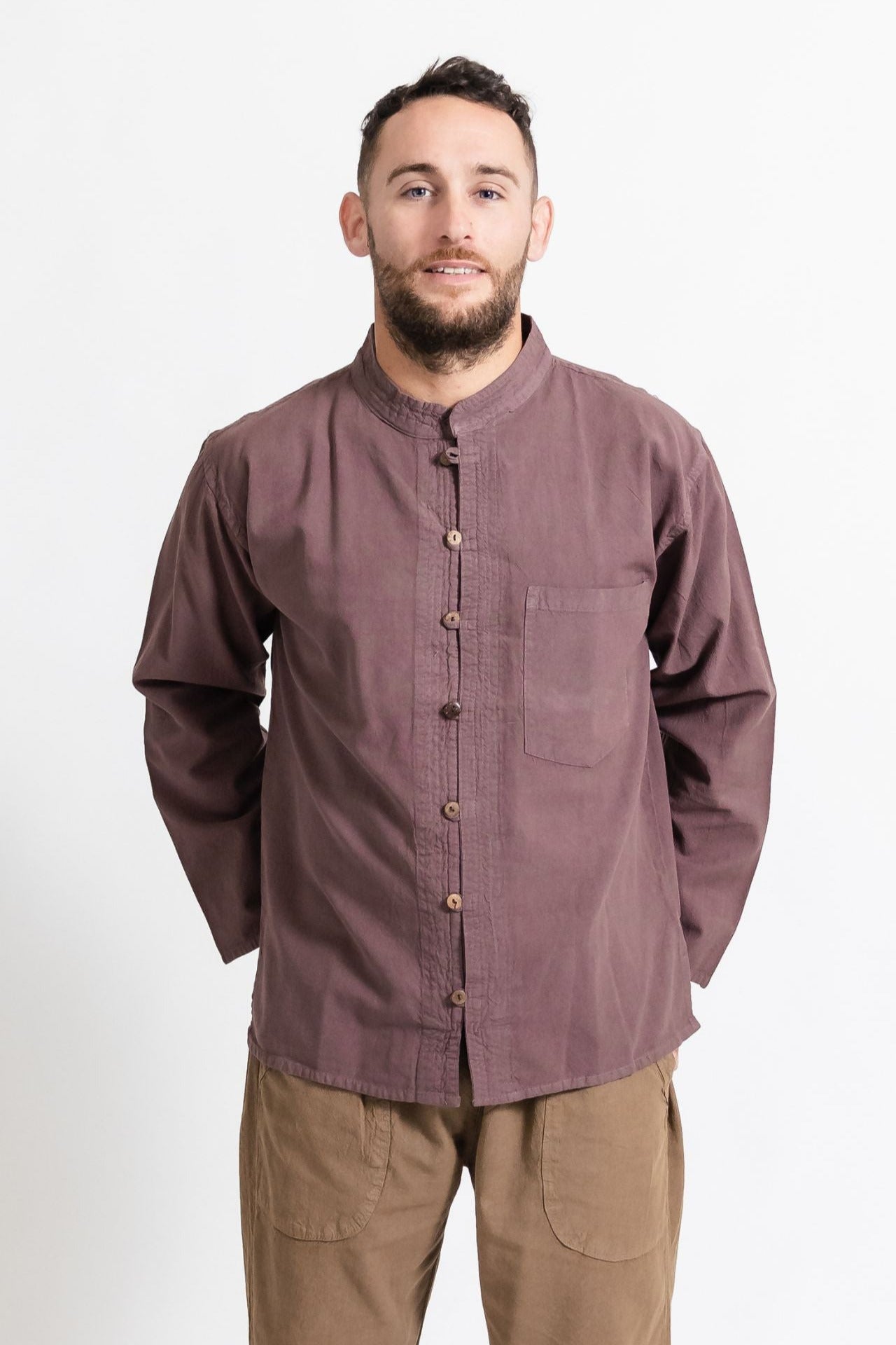 Surya Long Sleeve Cotton 'Diego' Shirt - made in Nepal