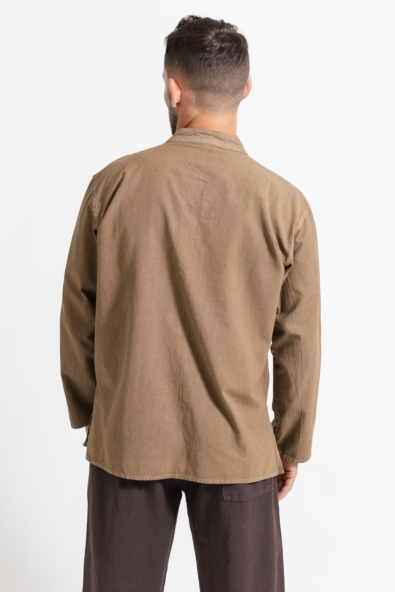 Surya Long Sleeve Cotton 'Diego' Shirt - rear view