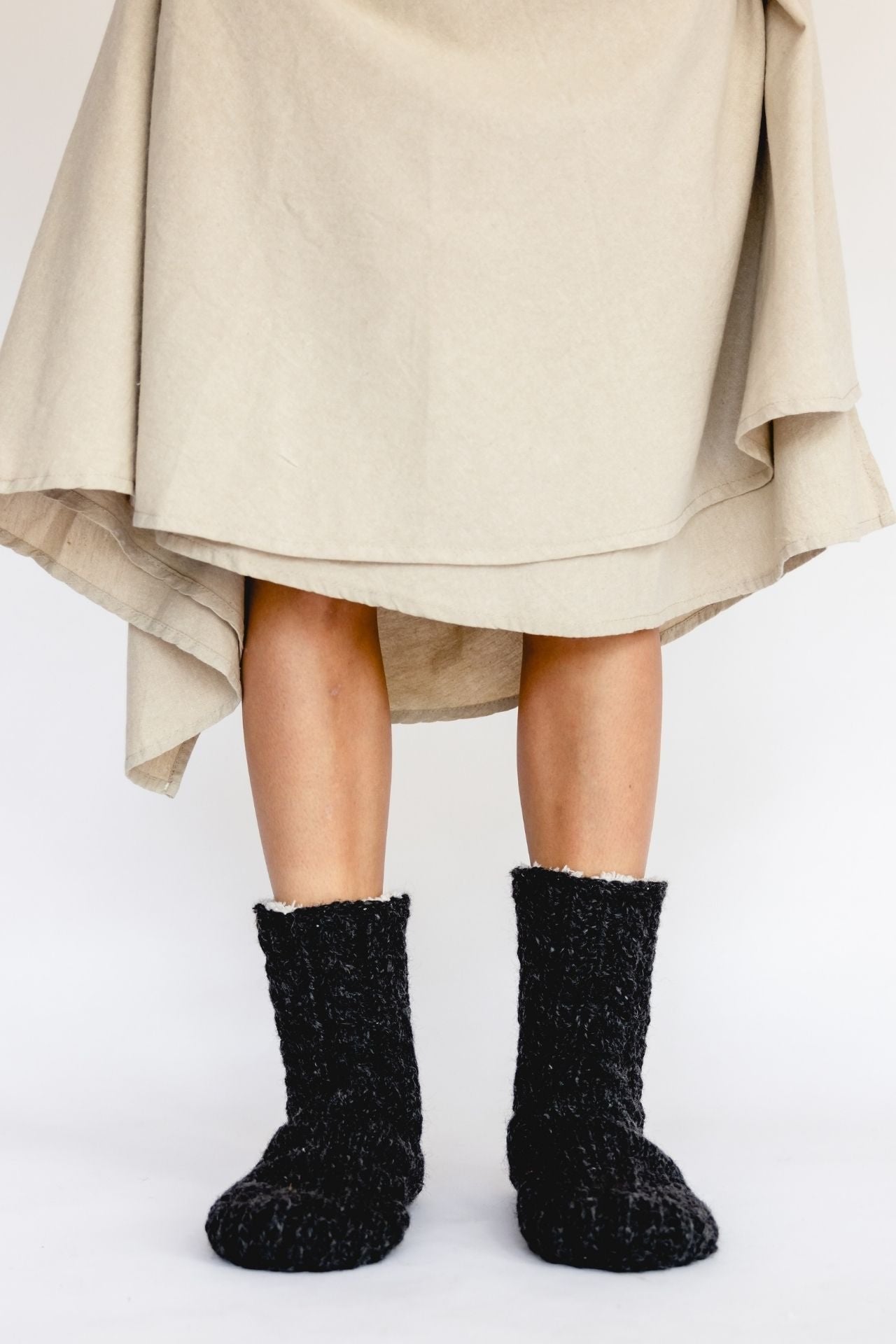 Surya Australia Ethical Wool Socks made in Nepal - Charcoal