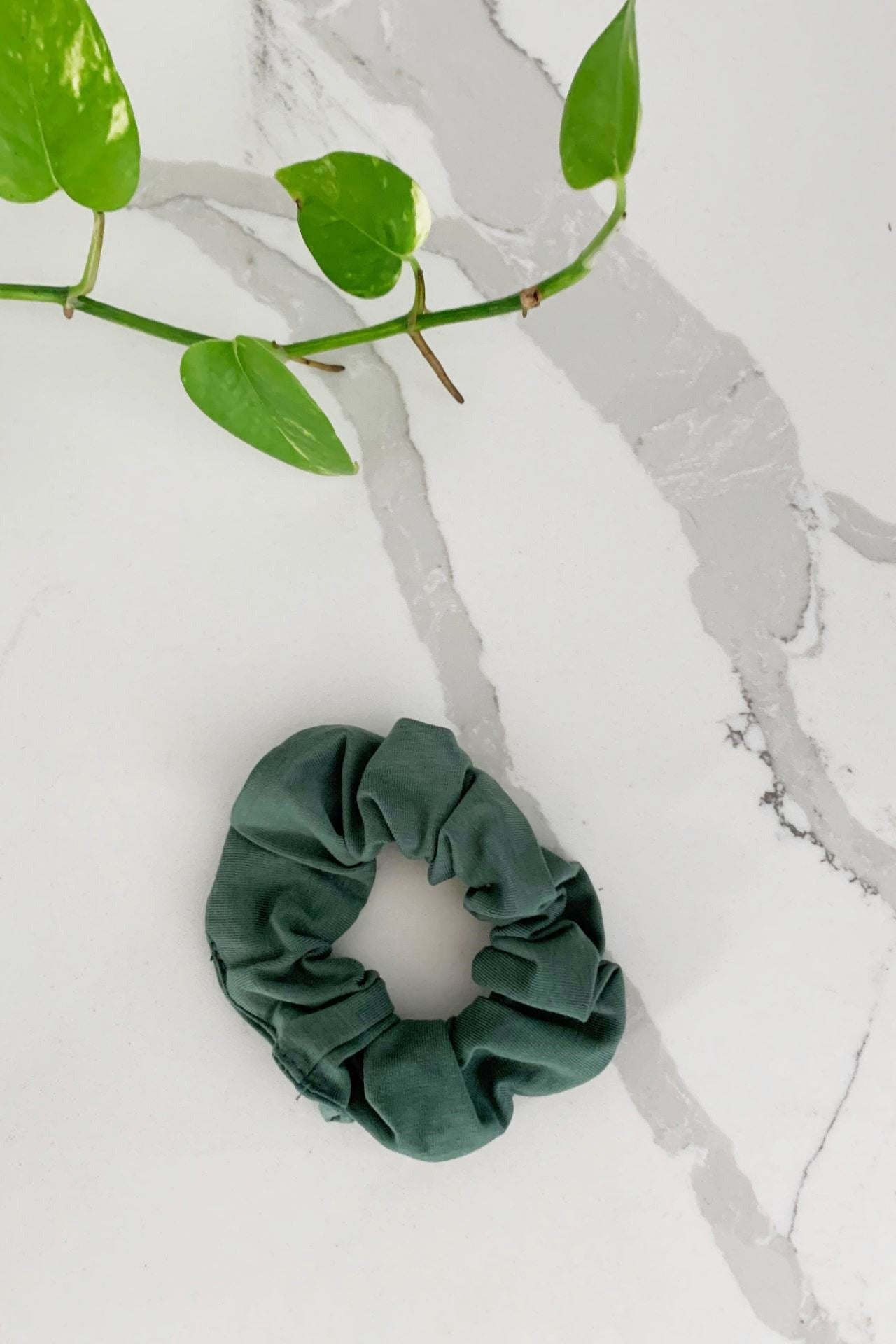 Surya Australia Ethical Organic Cotton Scrunchies Deadstock Fabric - Ocean