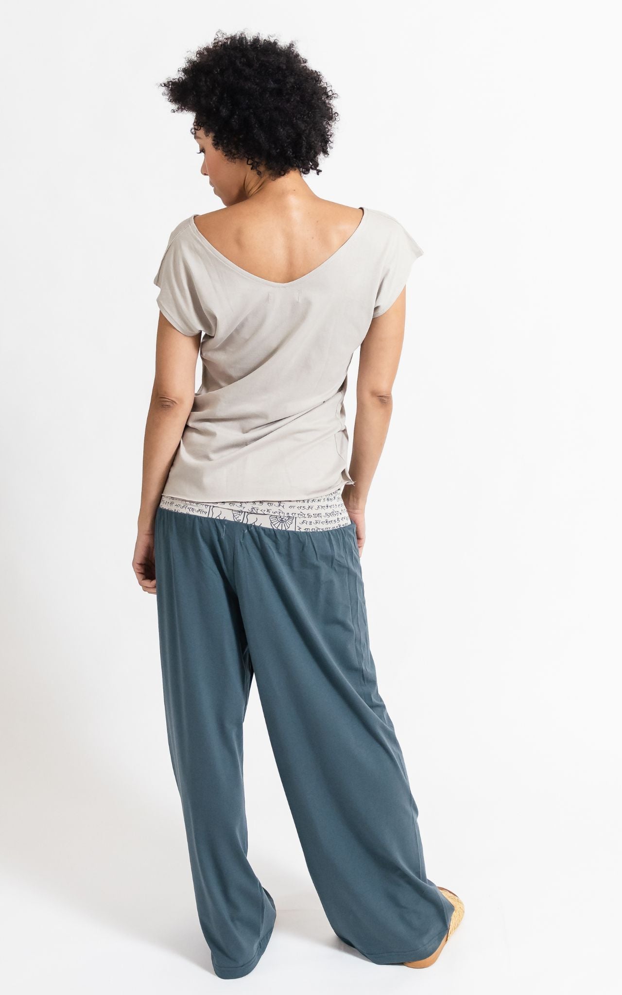 Surya Australia Organic Cotton 'Mantra' Pants made in Nepal - Cobalt