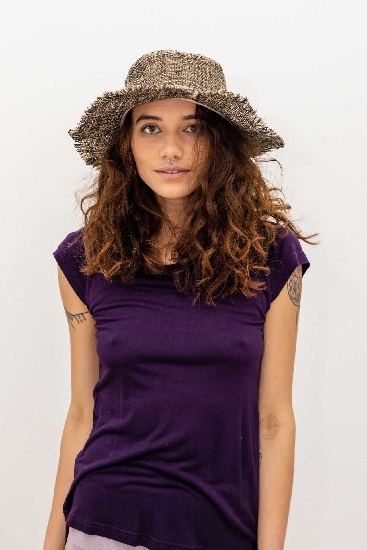 Surya Australia Hemp Hat from Nepal - Black
