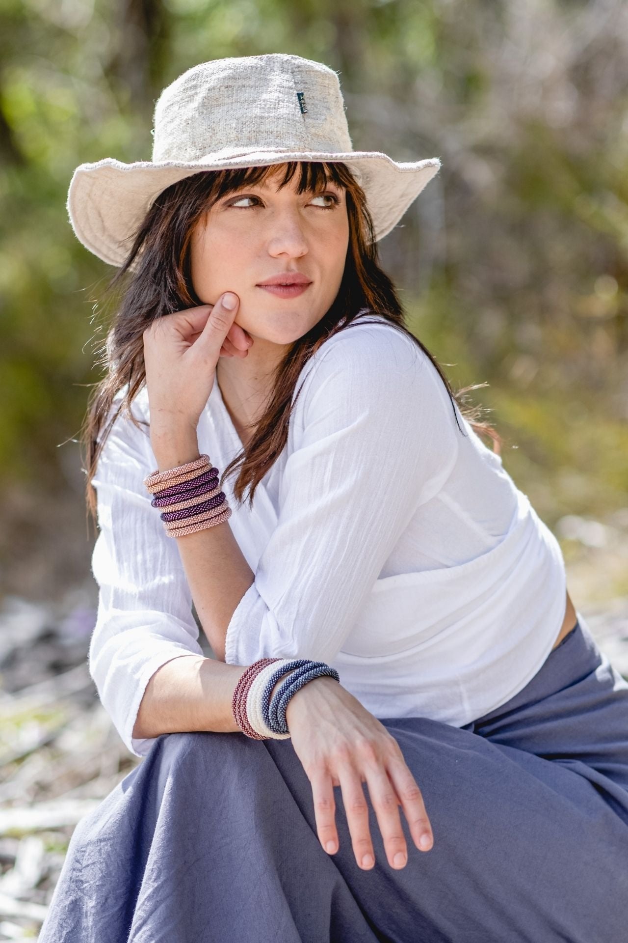 Surya Australia Natural Hemp Hat from Nepal - Natural