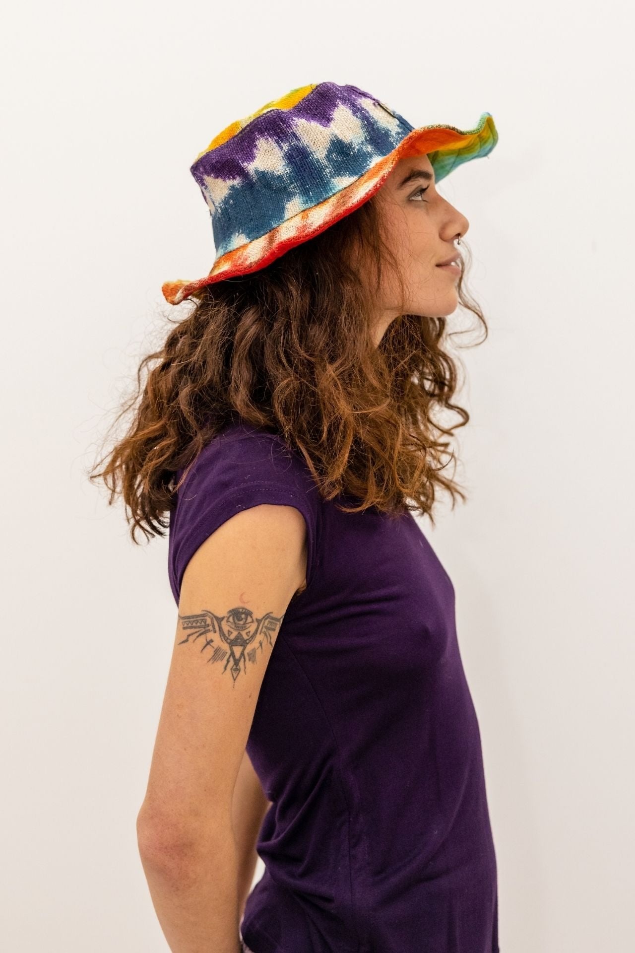 Surya Australia Rainbow Hemp Hat from Nepal