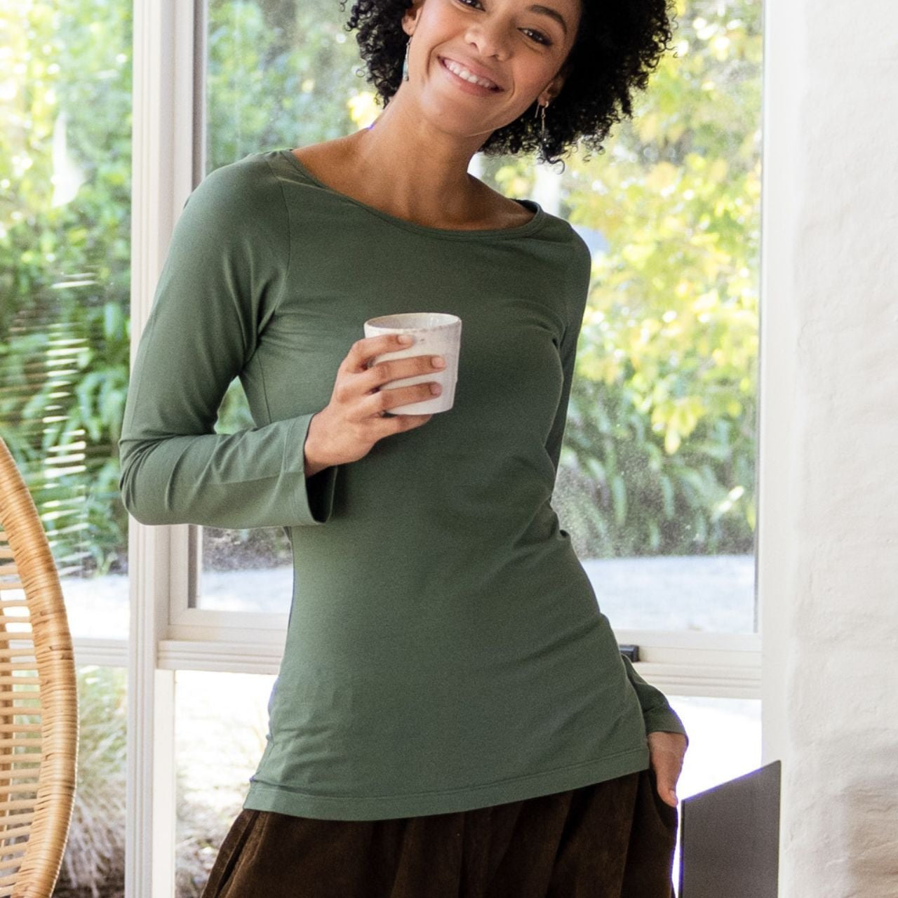 Surya Australia Organic Cotton 'Jarrah' Top made in Nepal