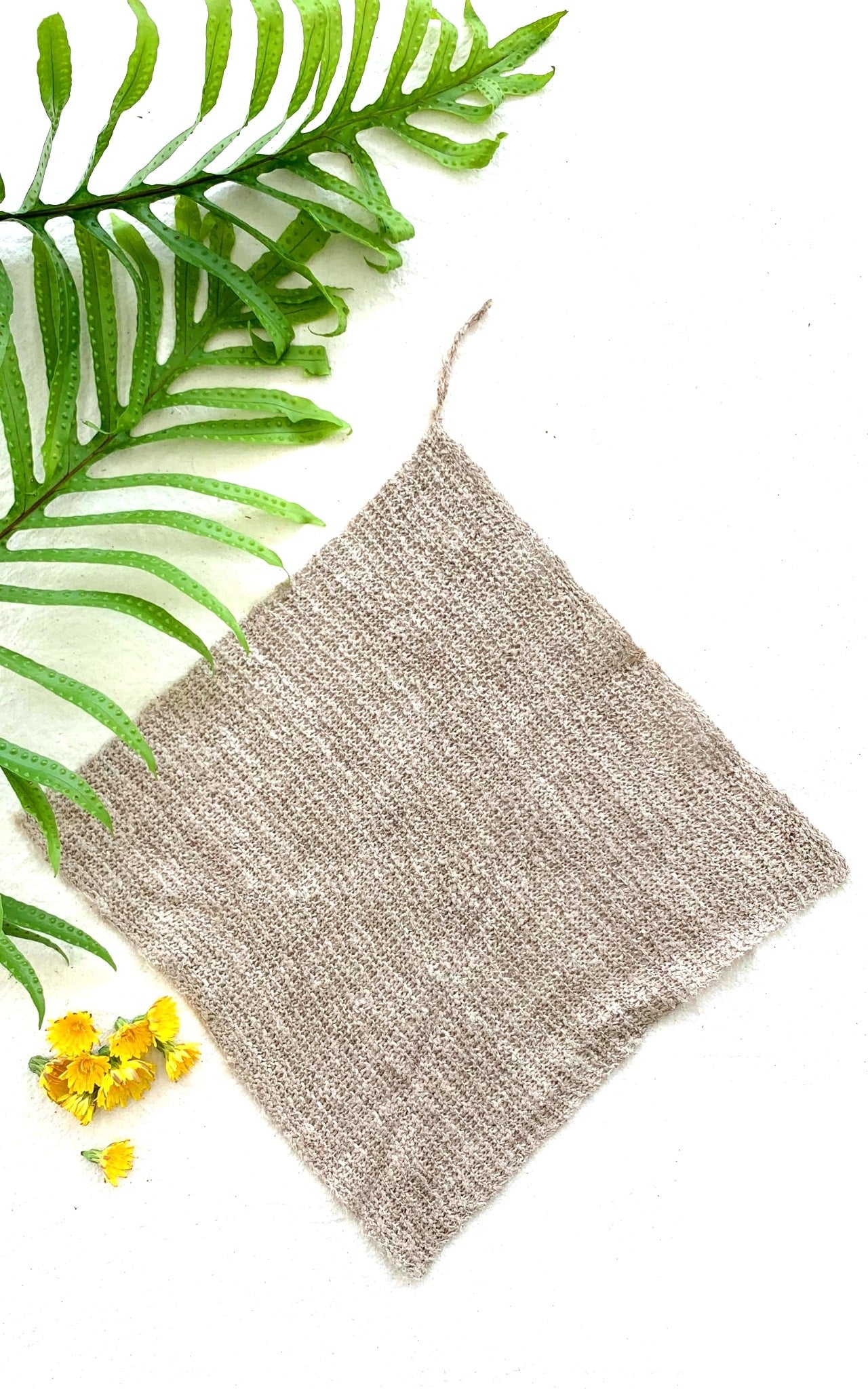 Surya Australia Organic Stinging Nettle Wash Cloth Flannel from Nepal