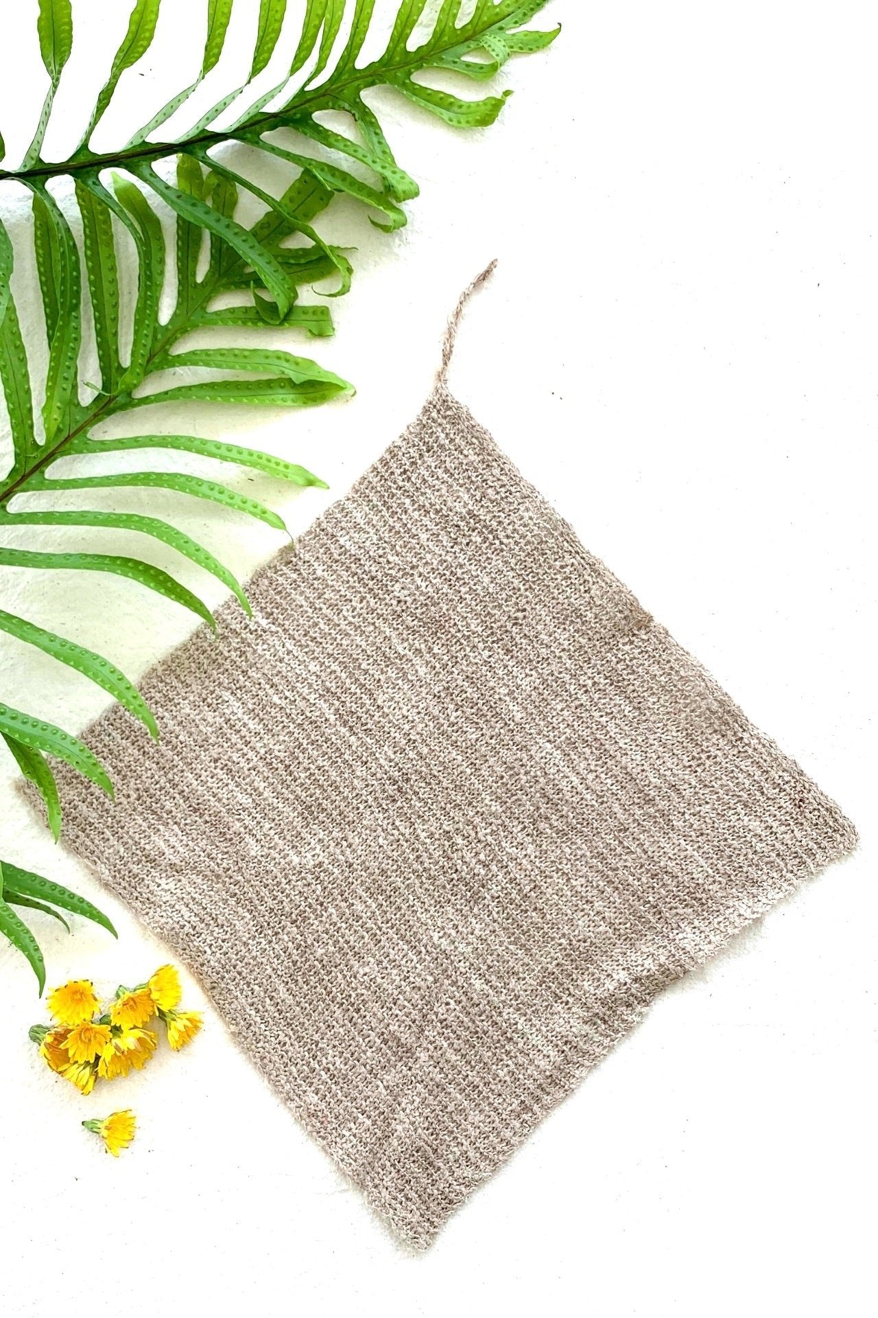Surya Australia Organic Stinging Nettle Wash Cloth Flannel from Nepal