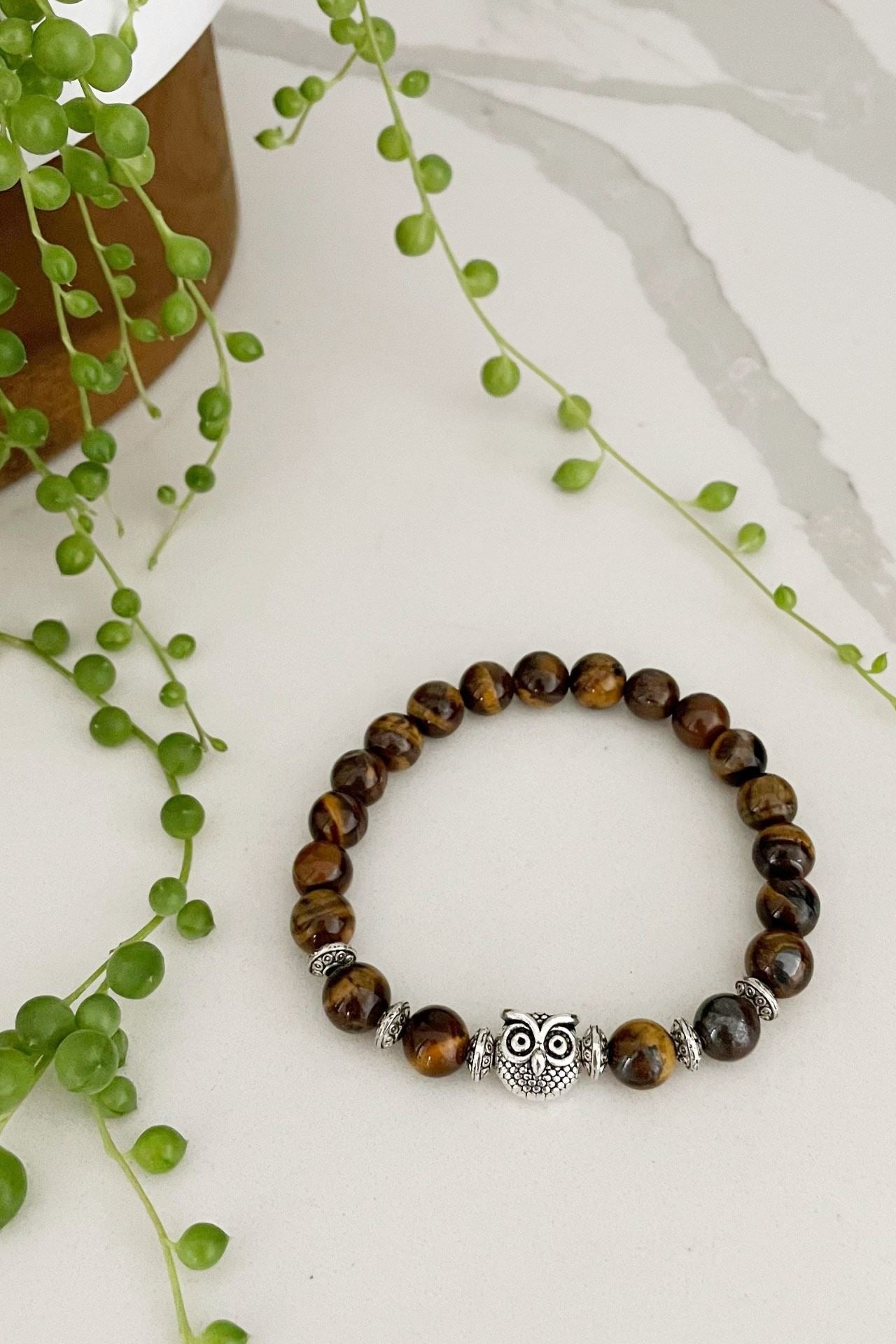 Surya Australia Ethical Mala Bracelets made in Nepal - Tigereye