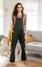 Surya Australia Ethically made cotton Straight Leg Overalls (Dungarees) from Nepal 
