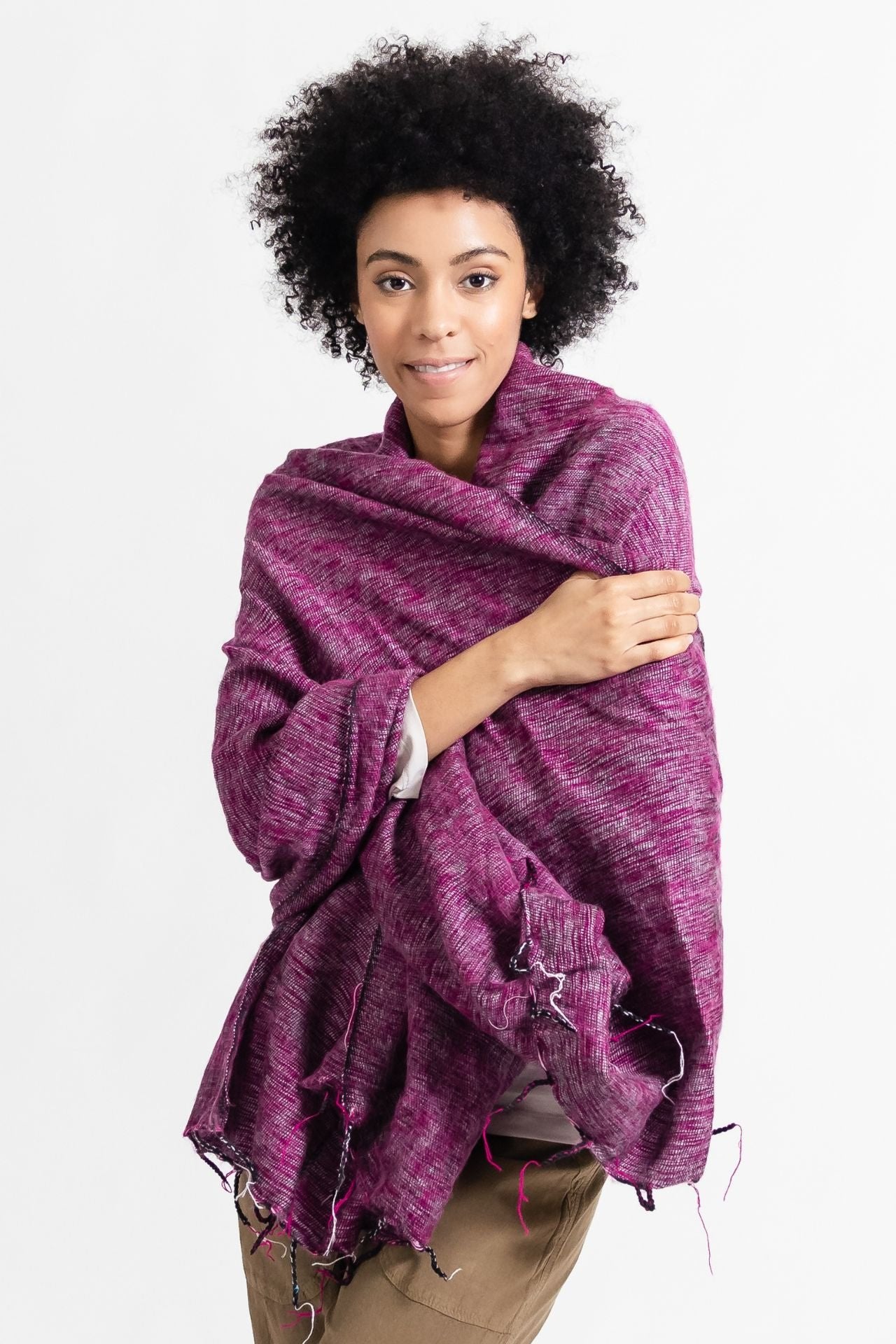 Surya Australia Himalayan Trow Rug made in Nepal - Purple