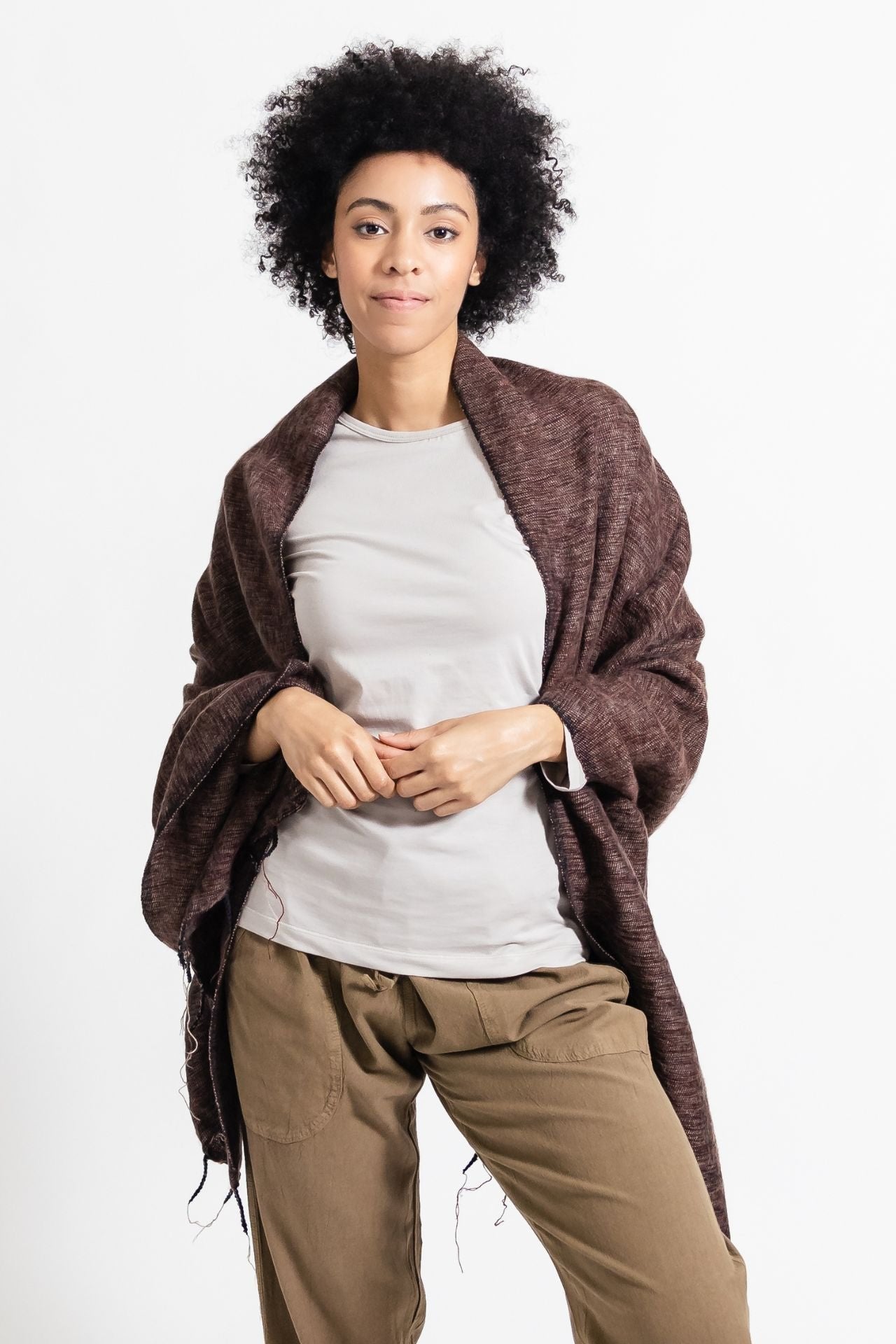 Surya Australia Himalayan Trow Rug made in Nepal - Brown