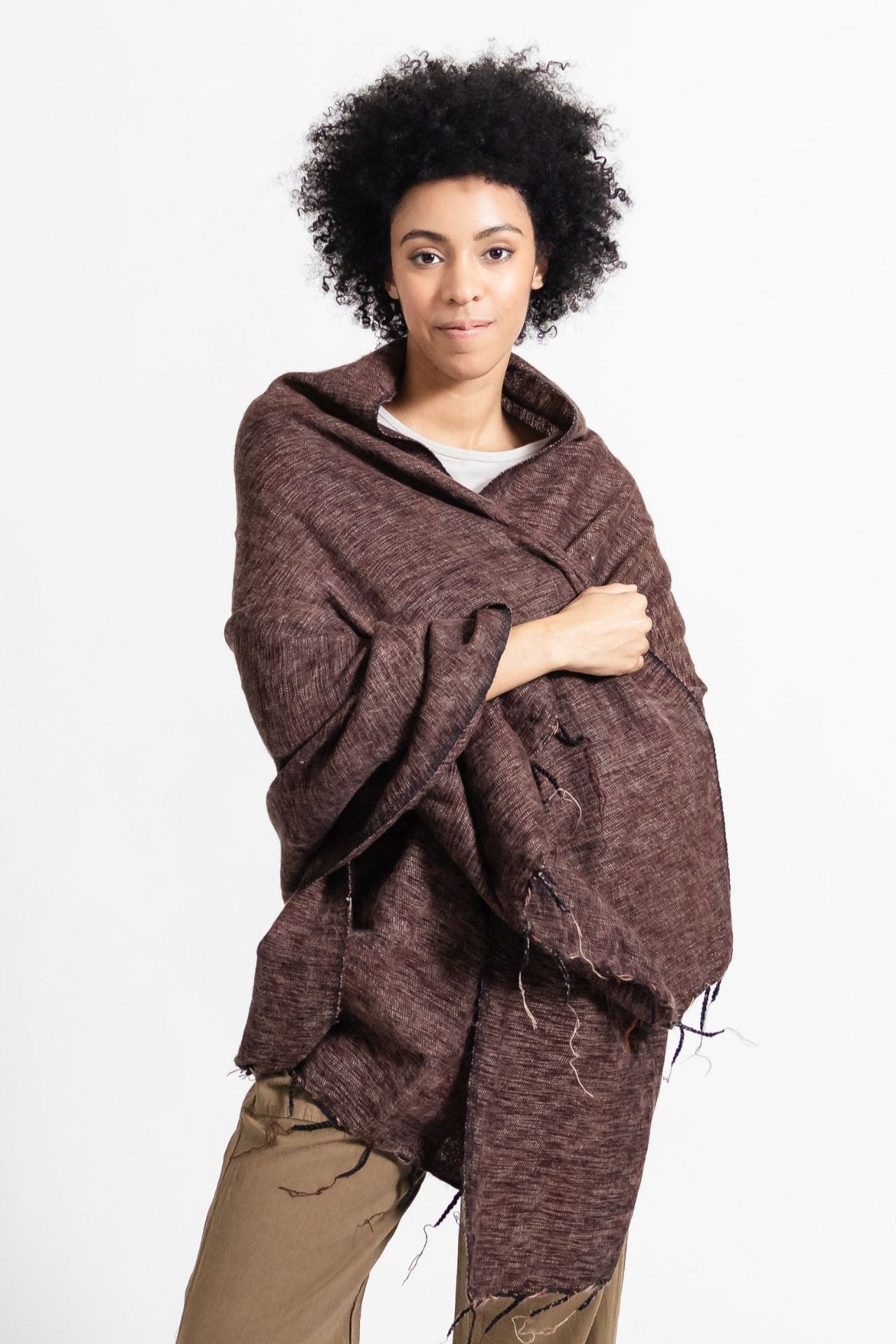 Surya Australia Himalayan Trow Rug made in Nepal - Brown