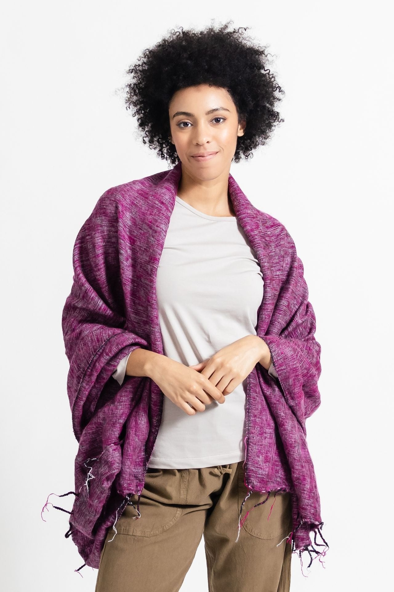 Surya Australia Himalayan Trow Rug made in Nepal - Purple