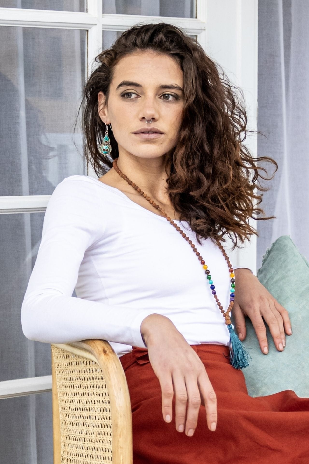 Surya Australia Tibetan Earrings - Chitra