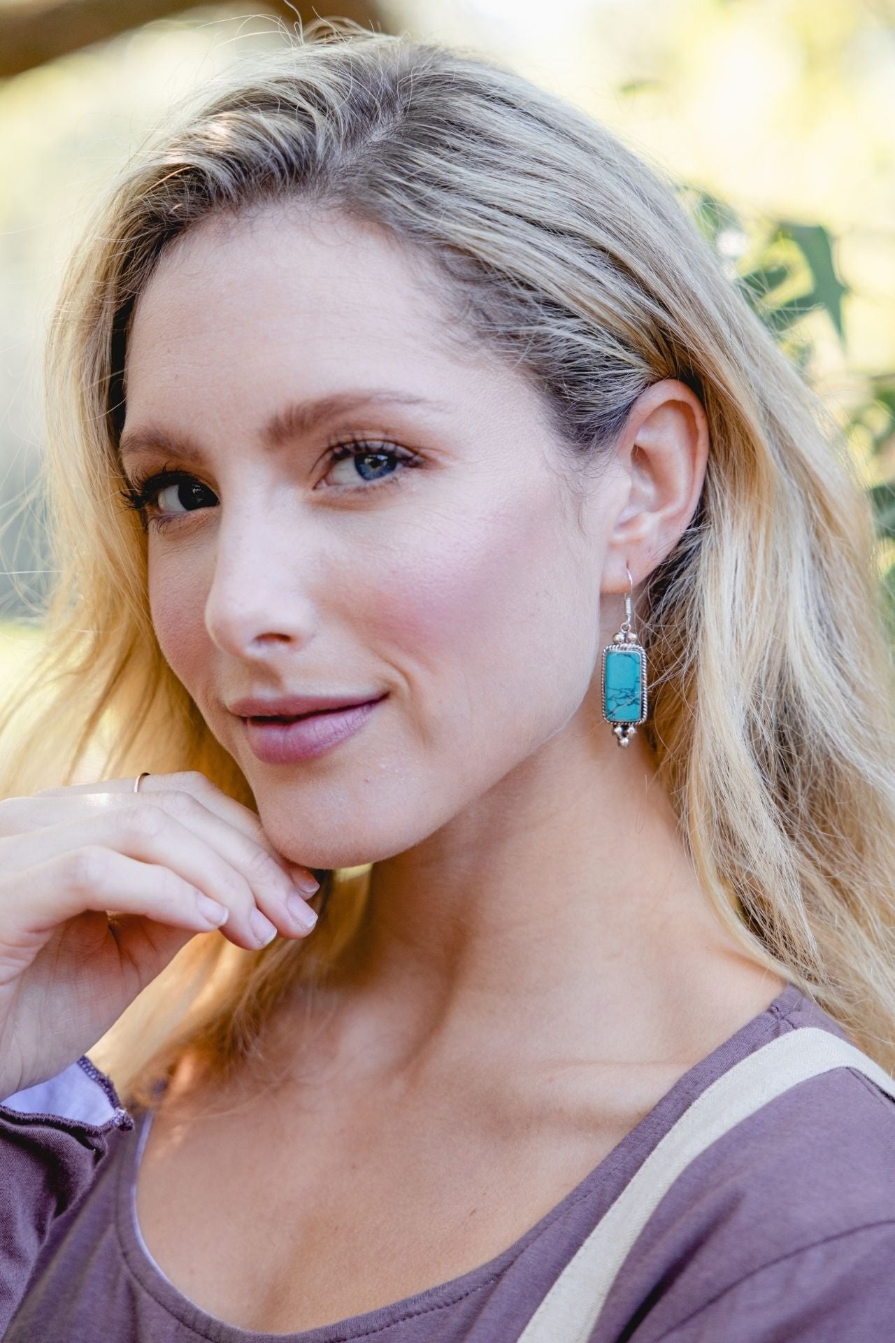 Surya Australia Ethical Tibetan Earrings made in Nepal - Maolia