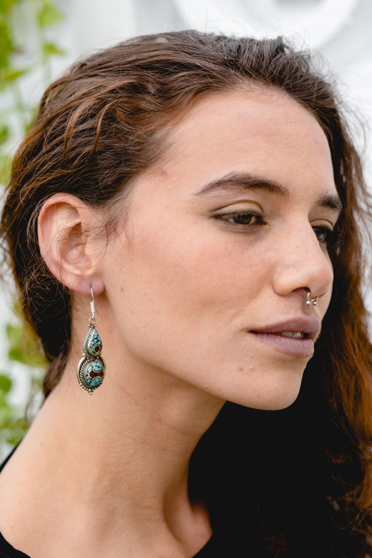 Surya Australia Tibetan Earrings - Chitra