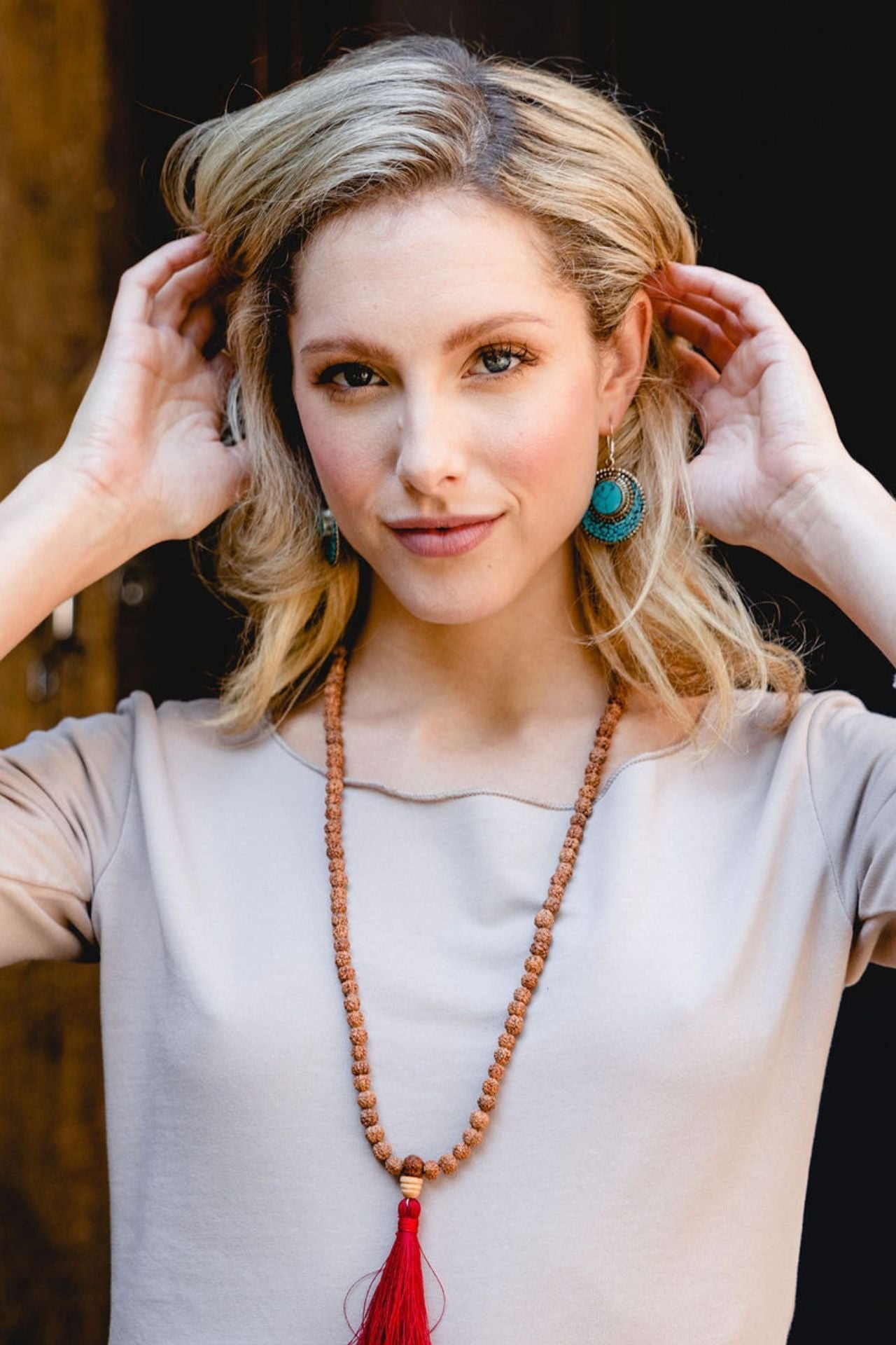 Surya Australia Ethical Tibetan Earrings made in Nepal - Sita