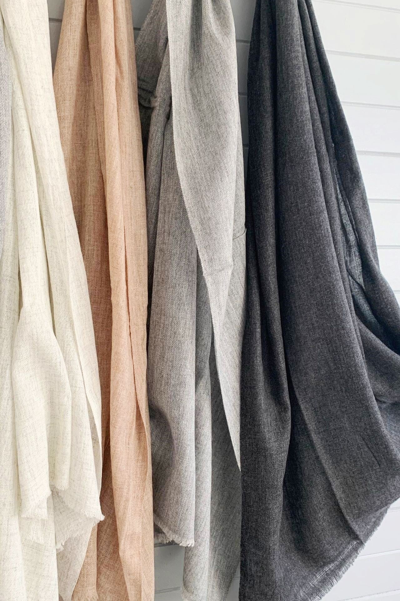 Surya Cashmere and Cotton Shawl from Nepal