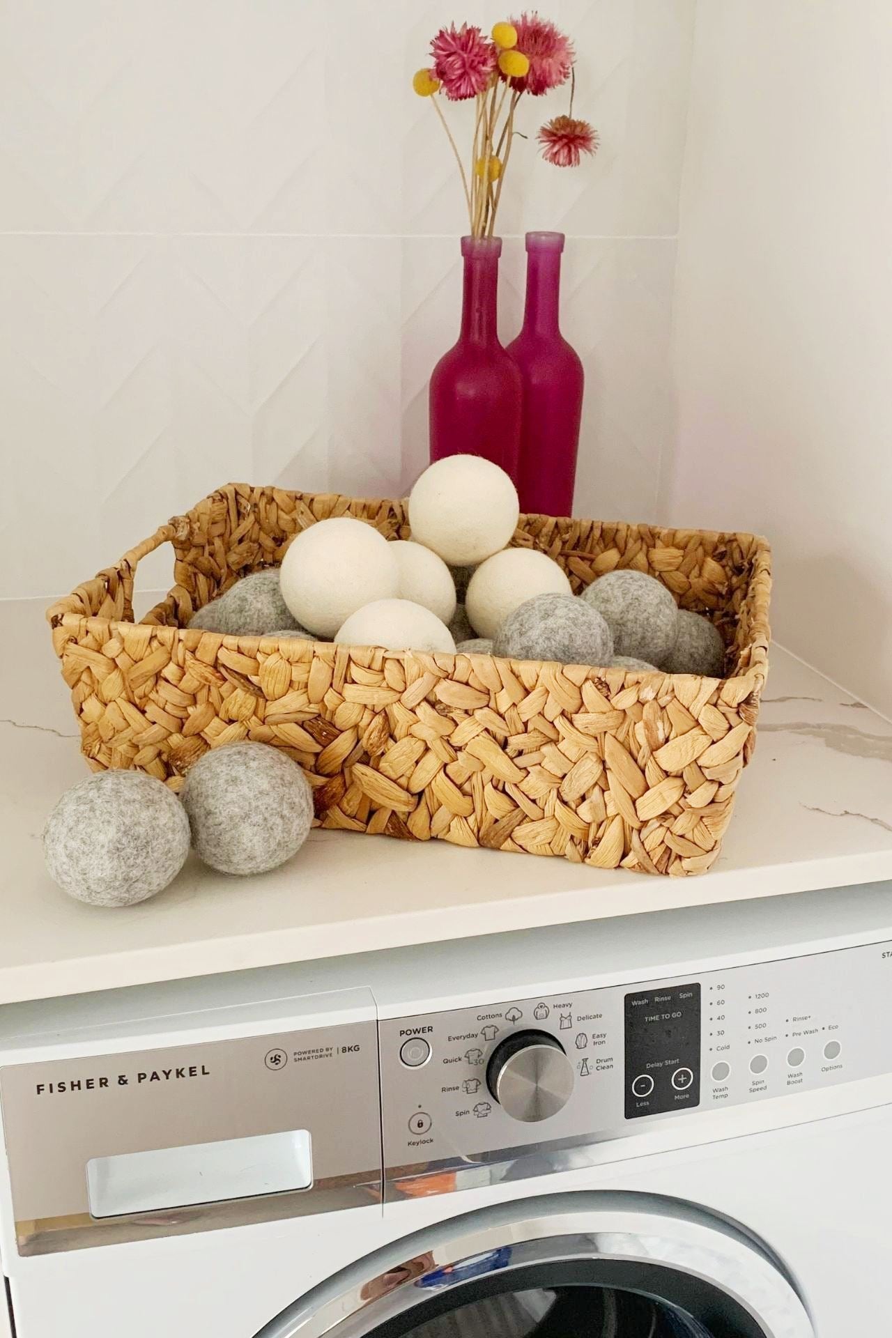 Surya Australia Fairtrade Wool Felt Dryer Balls from Nepal