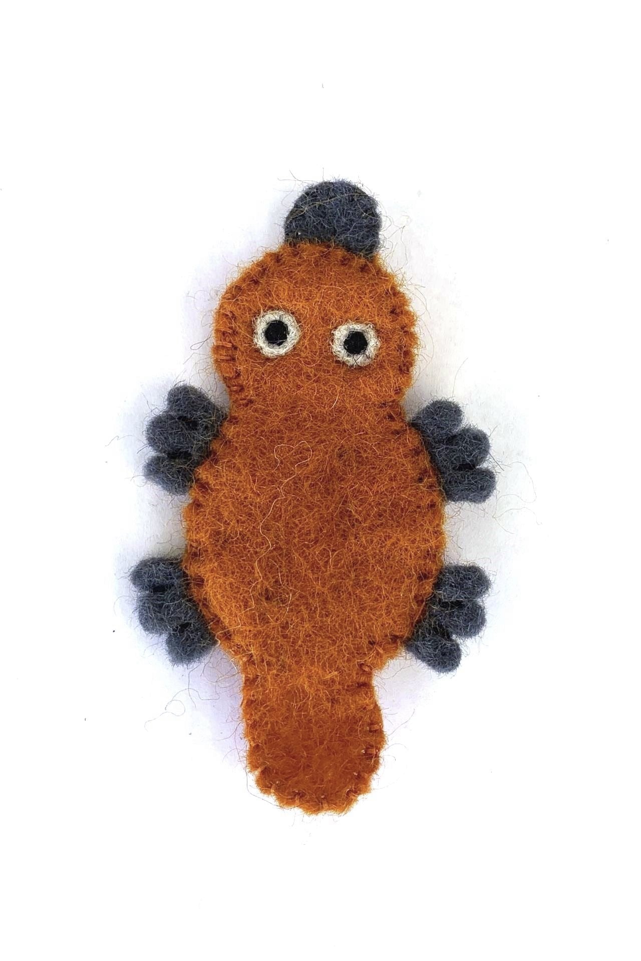 Surya Australia Fairtrade Felt Finger Puppets from Nepal - Platypus