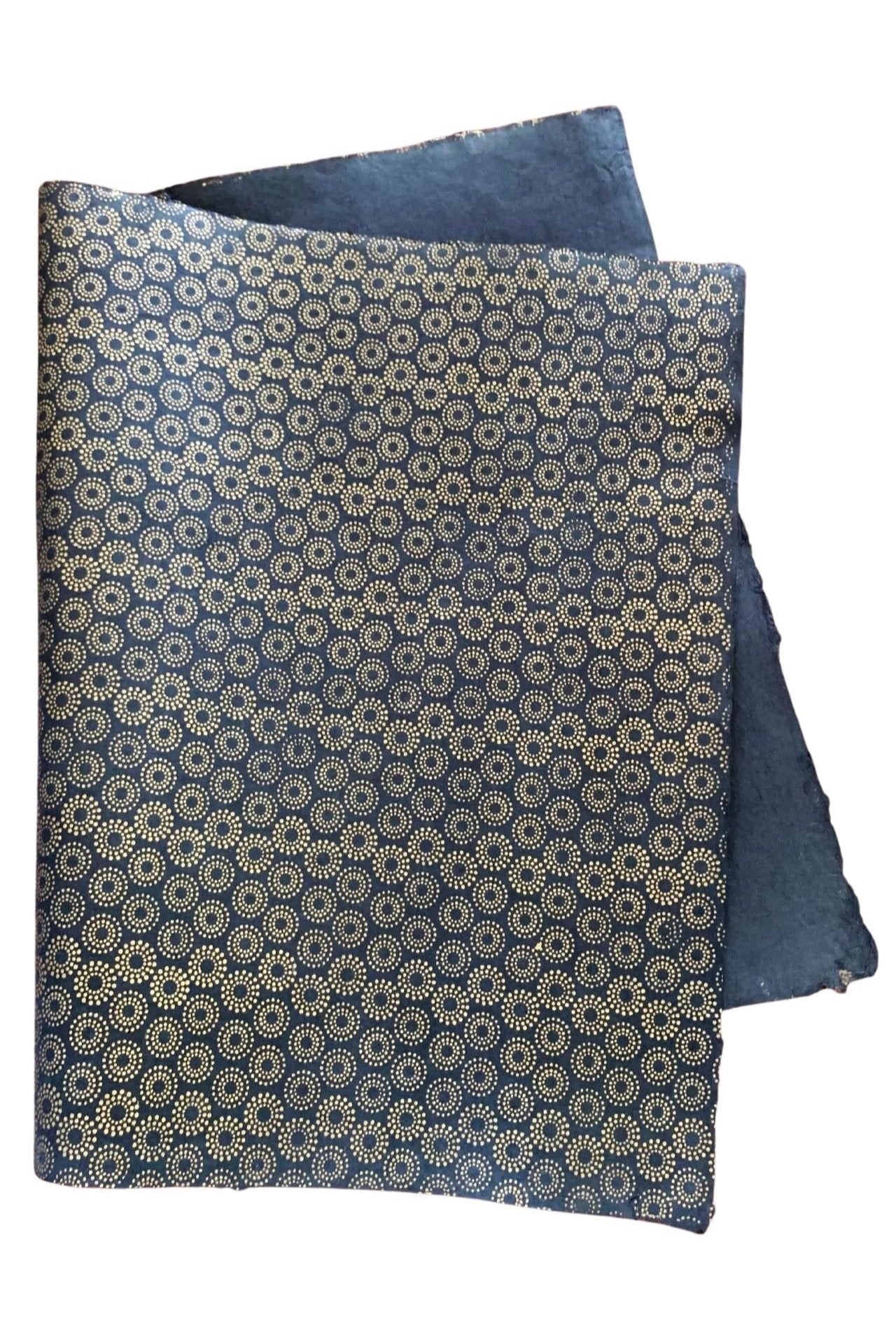 Surya Australia Treeless Lokta Paper Sheets from Nepal - Gold Snowflake