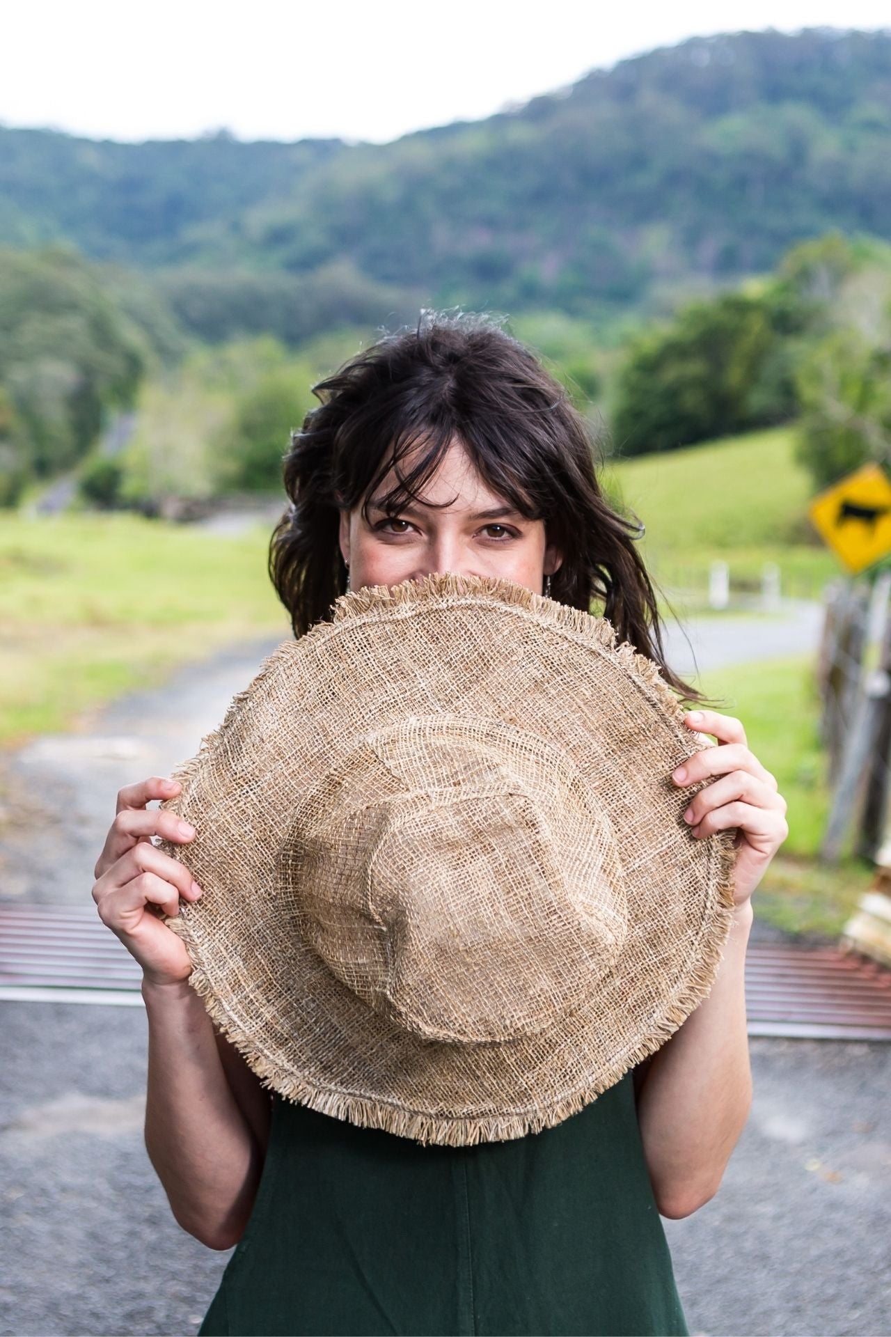 Surya Rustic Hemp Hat made in Nepal