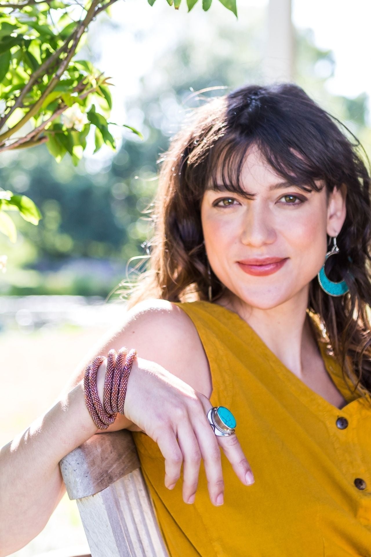 Surya Australia Roll-on glass beaded bracelets from Nepal