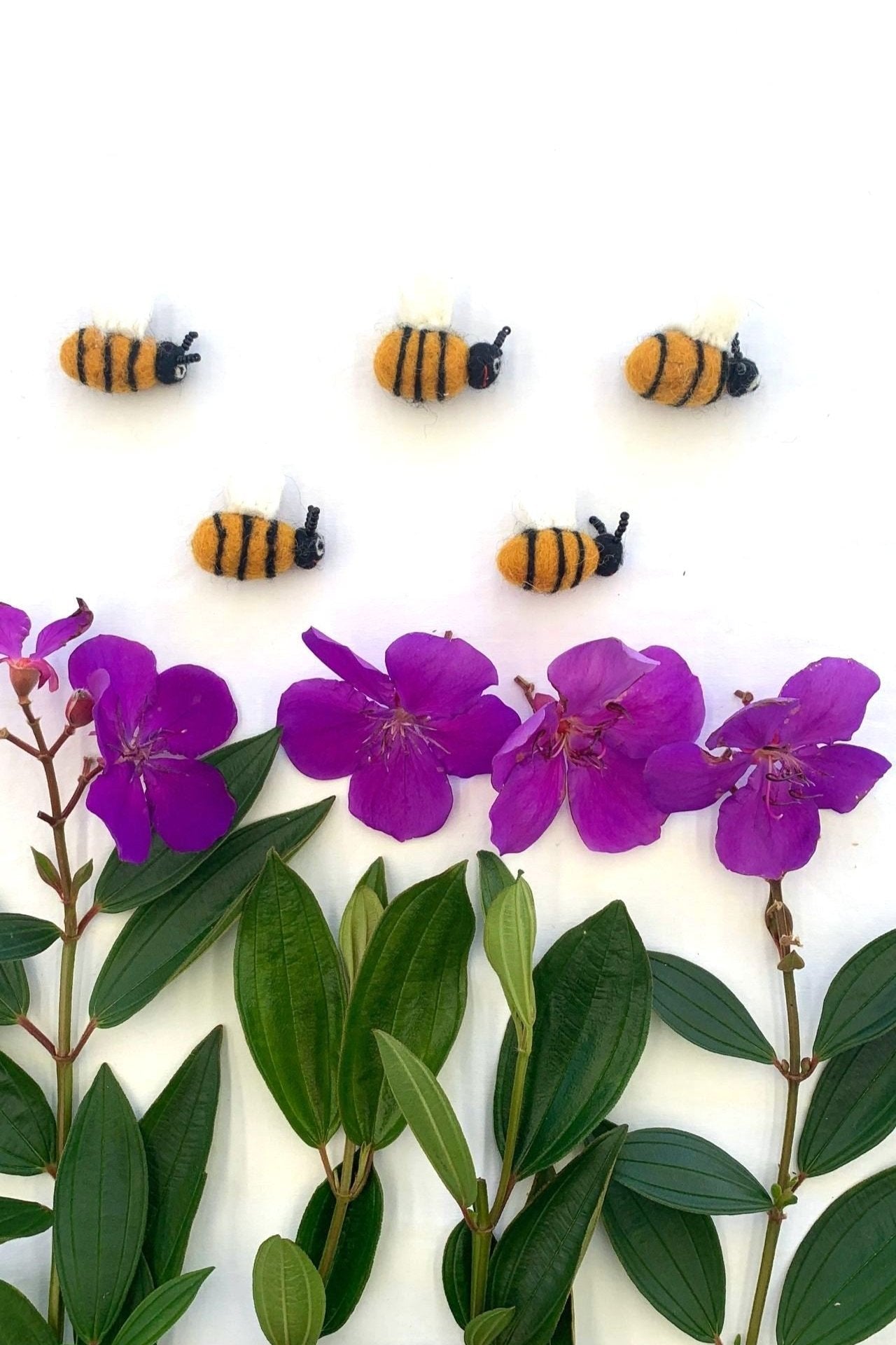 Surya Australia Fairtrade Wool Felt Loose Bees from Nepal