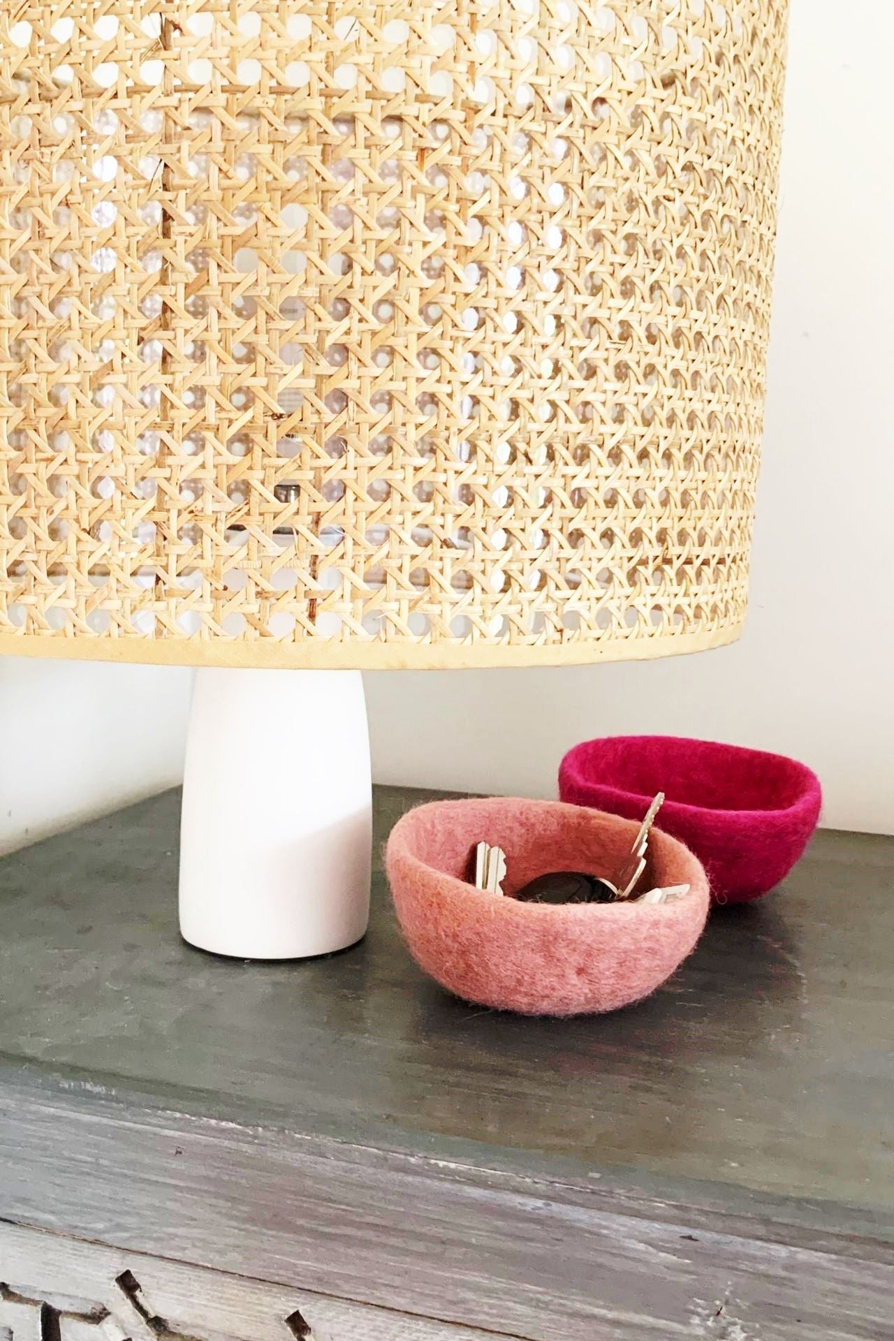 Surya Australia Fairtrade Pure Wool Felt Storage Bowl from Nepal