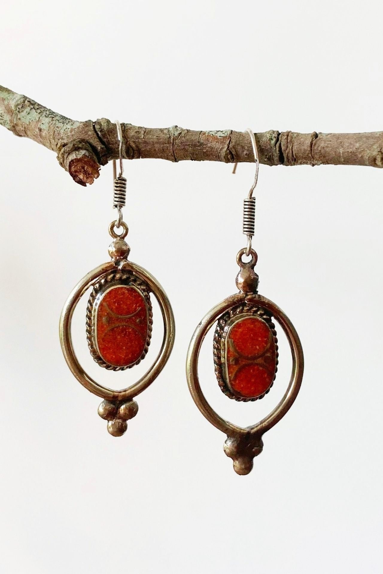 Surya Australia Tibetan Earrings from Nepal - Radha