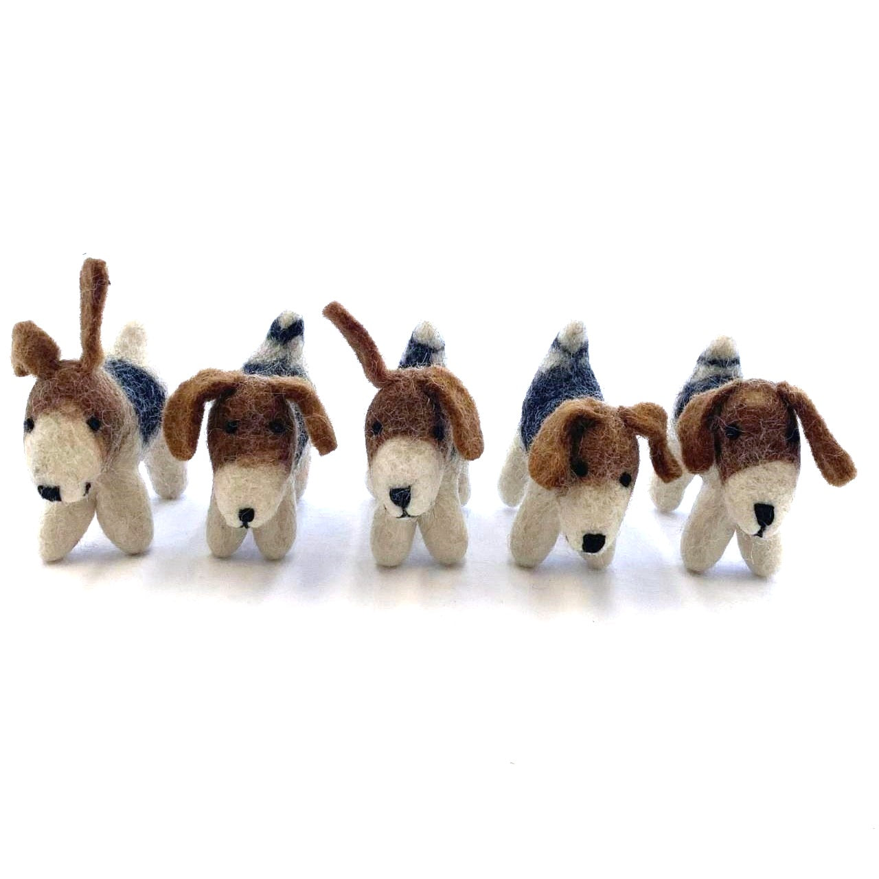 Surya Australia Ethical Felt 'Good Boi' Puppy Dogs from Nepal - Terrier