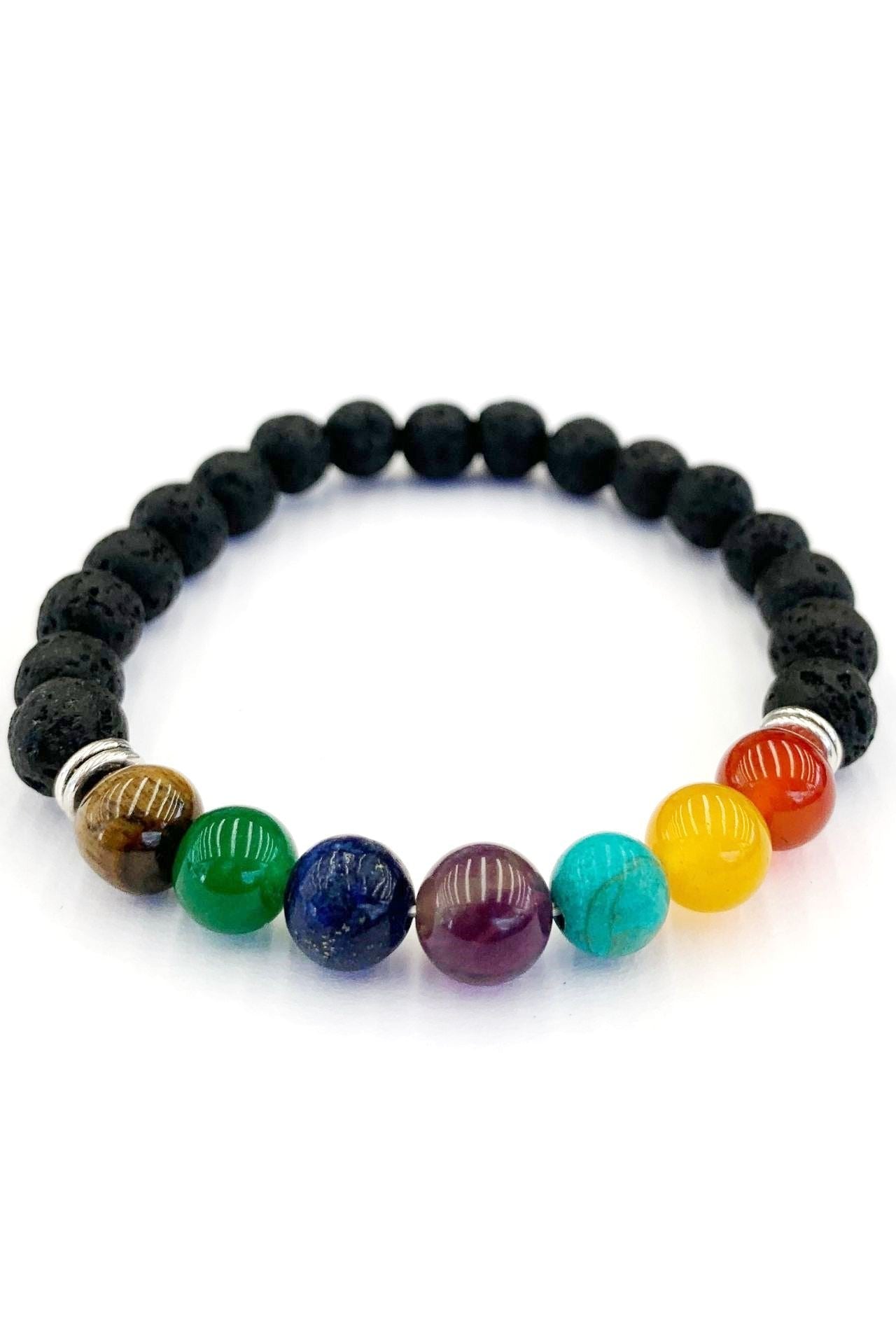Surya Australia Lava Bead Chakra Bracelets made in Nepal