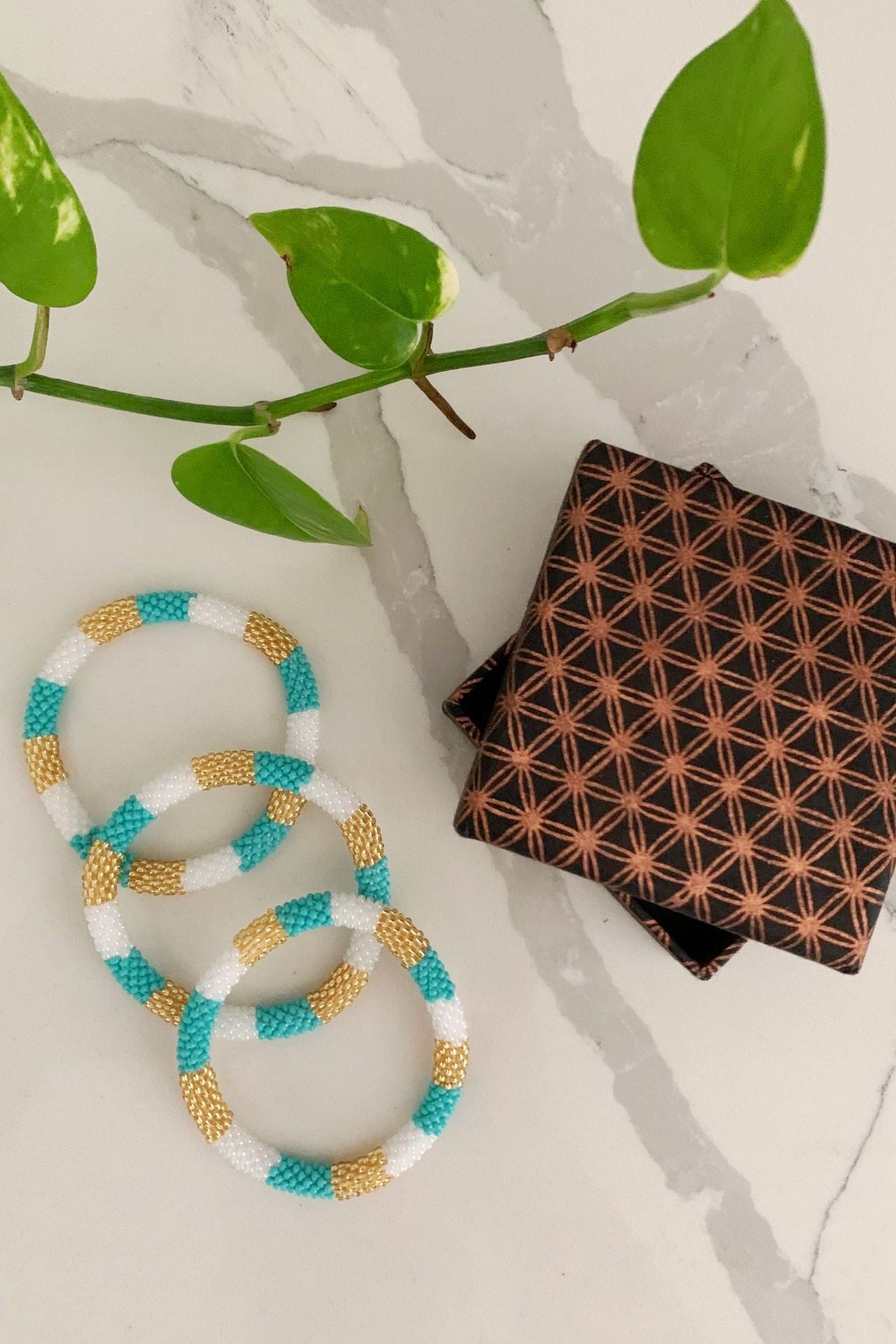 Surya Australia Rolling Beaded Bracelet made in Nepal - Riva