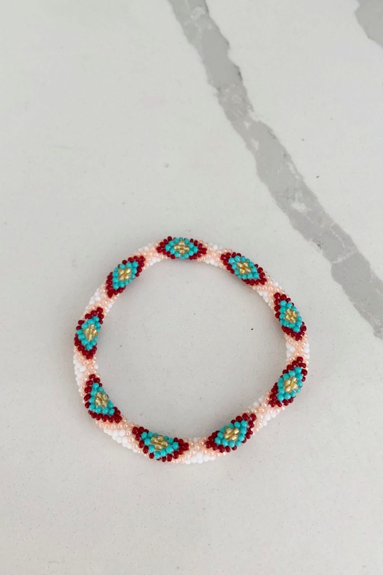 Surya Australia Rolling Beaded Bracelet made in Nepal - Ecury