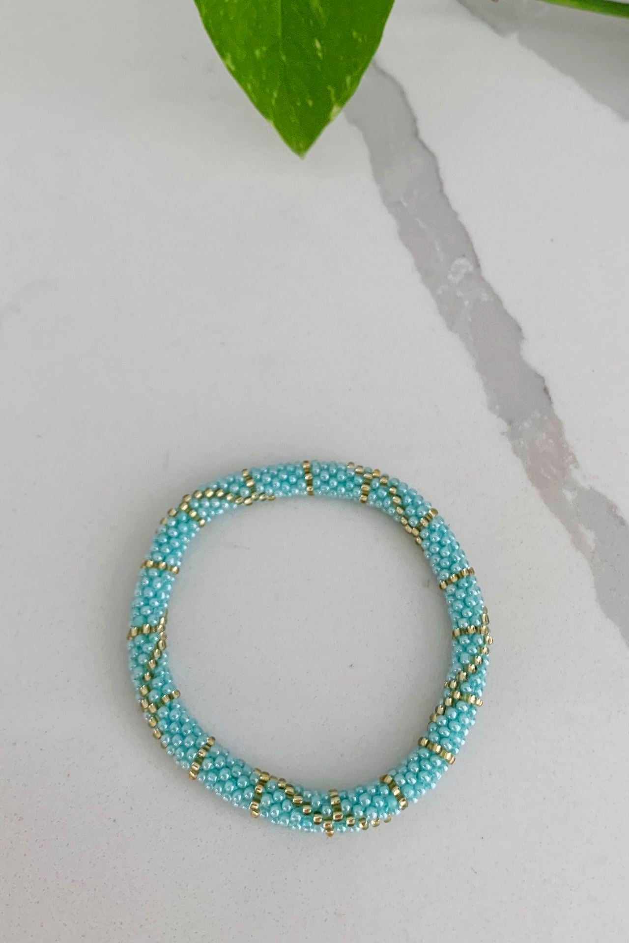 Surya Australia Rolling Beaded Bracelet made in Nepal - Eisce