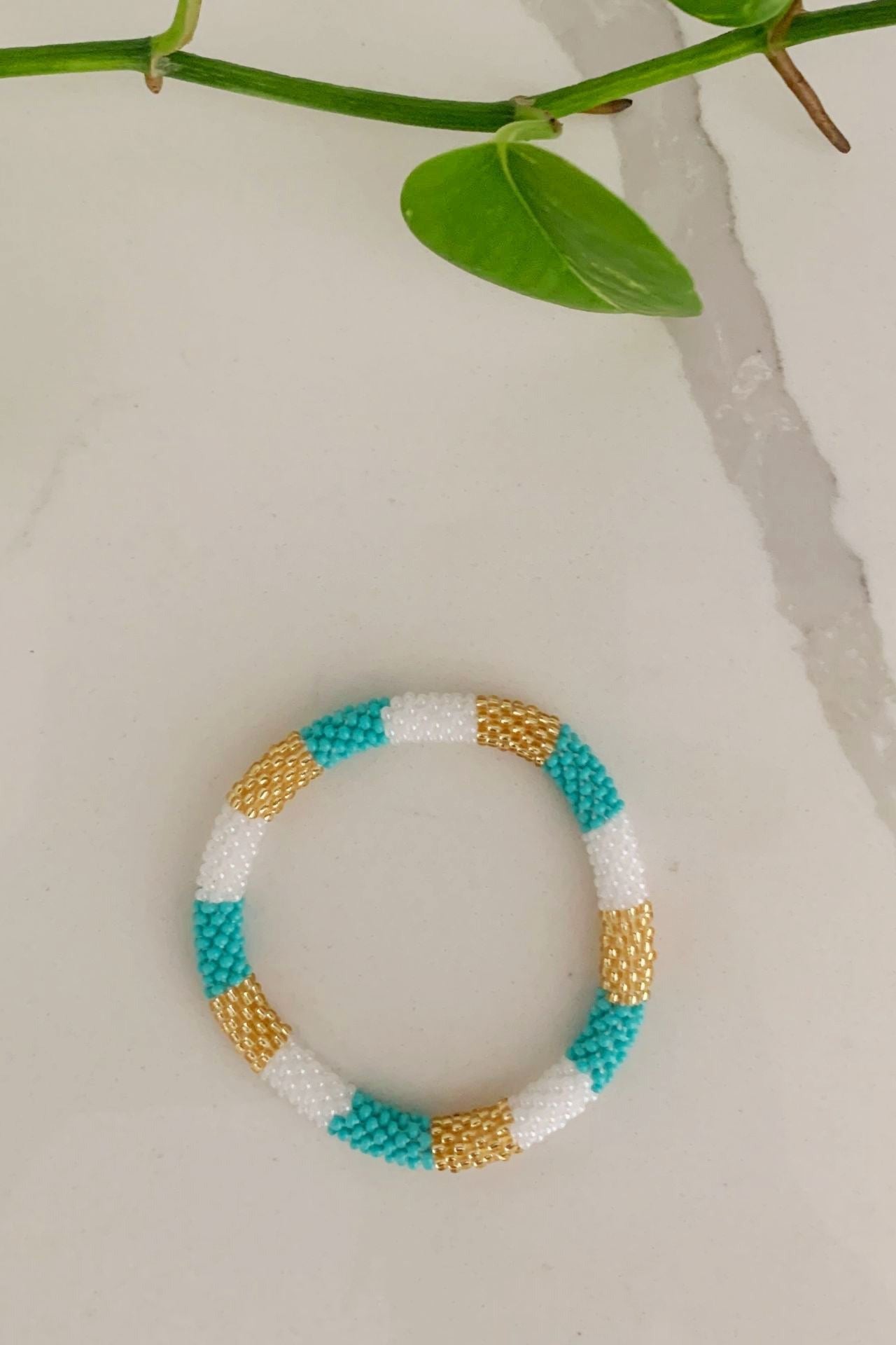 Surya Australia Rolling Beaded Bracelet made in Nepal - Riva