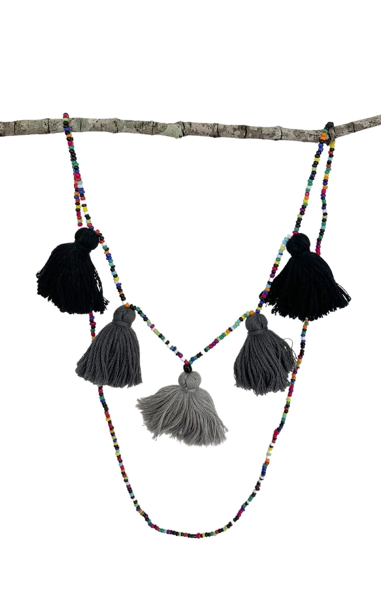 Surya Australia Ethical Cotton Tassel Necklaces from Nepal - Shakti