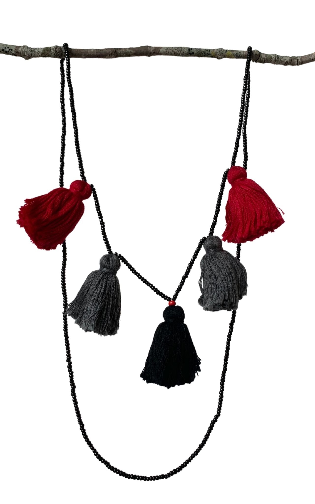 Surya Australia Ethical Cotton Tassel Necklaces from Nepal - Nidra