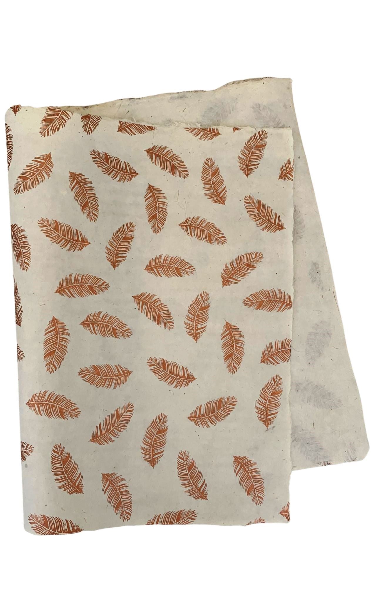 Surya Australia Ethical Lokta Paper Sheets from Nepal - copper bleed