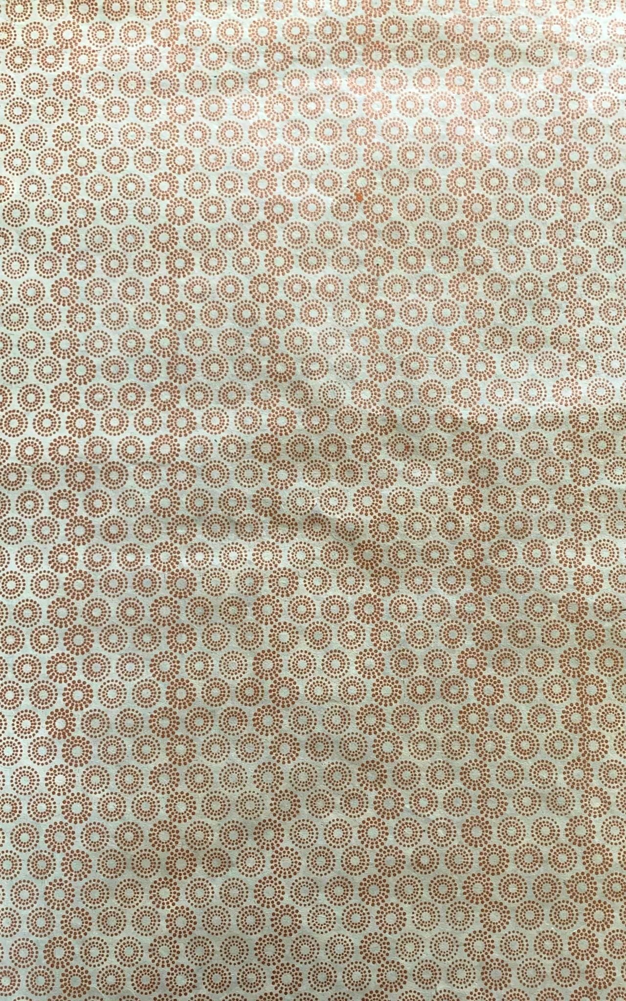 Surya Australia Fairtrade Treeless Lokta Paper Sheets from Nepal - white with copper printing