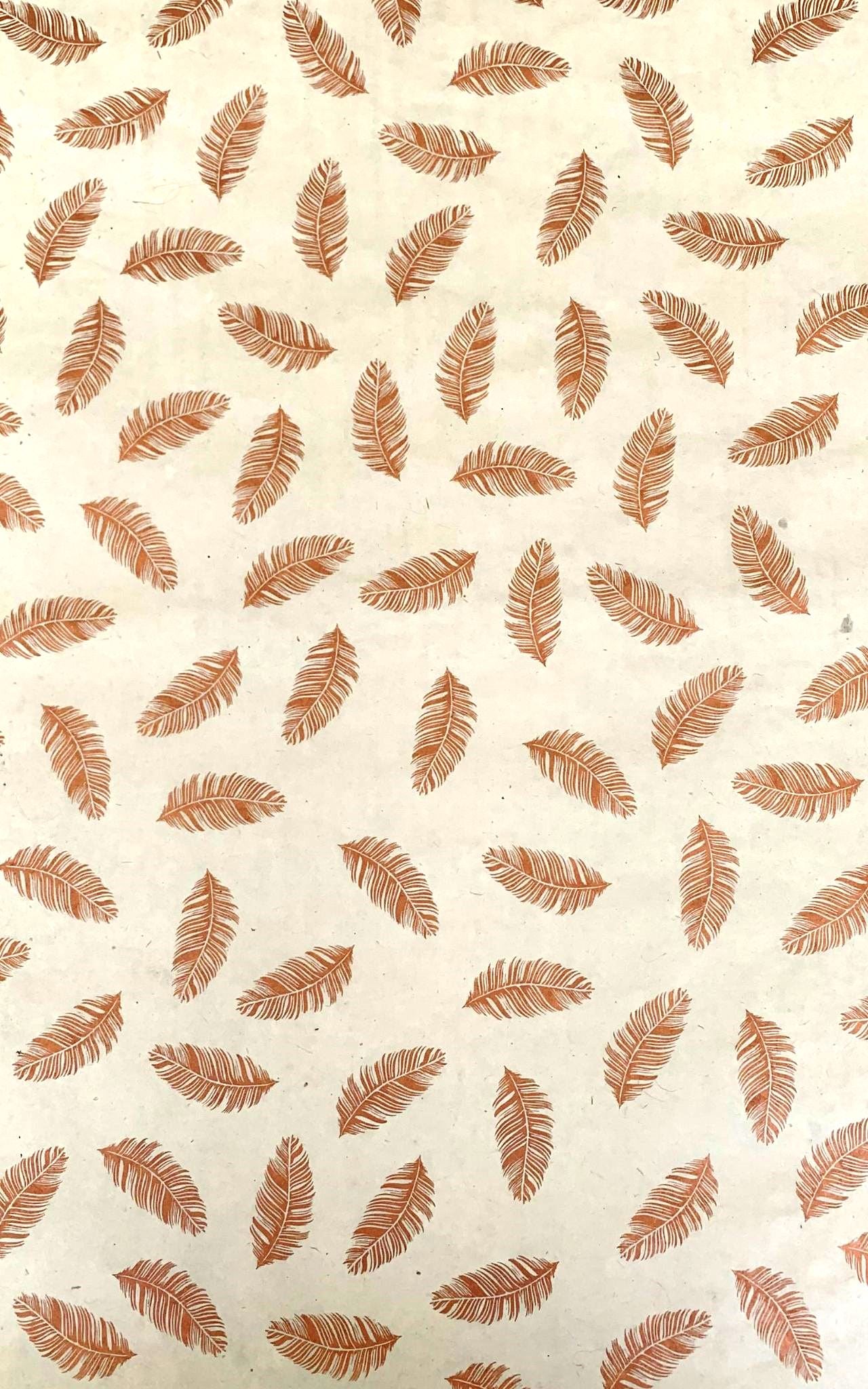 Surya Australia Ethical Lokta Paper Sheets from Nepal - copper bleed