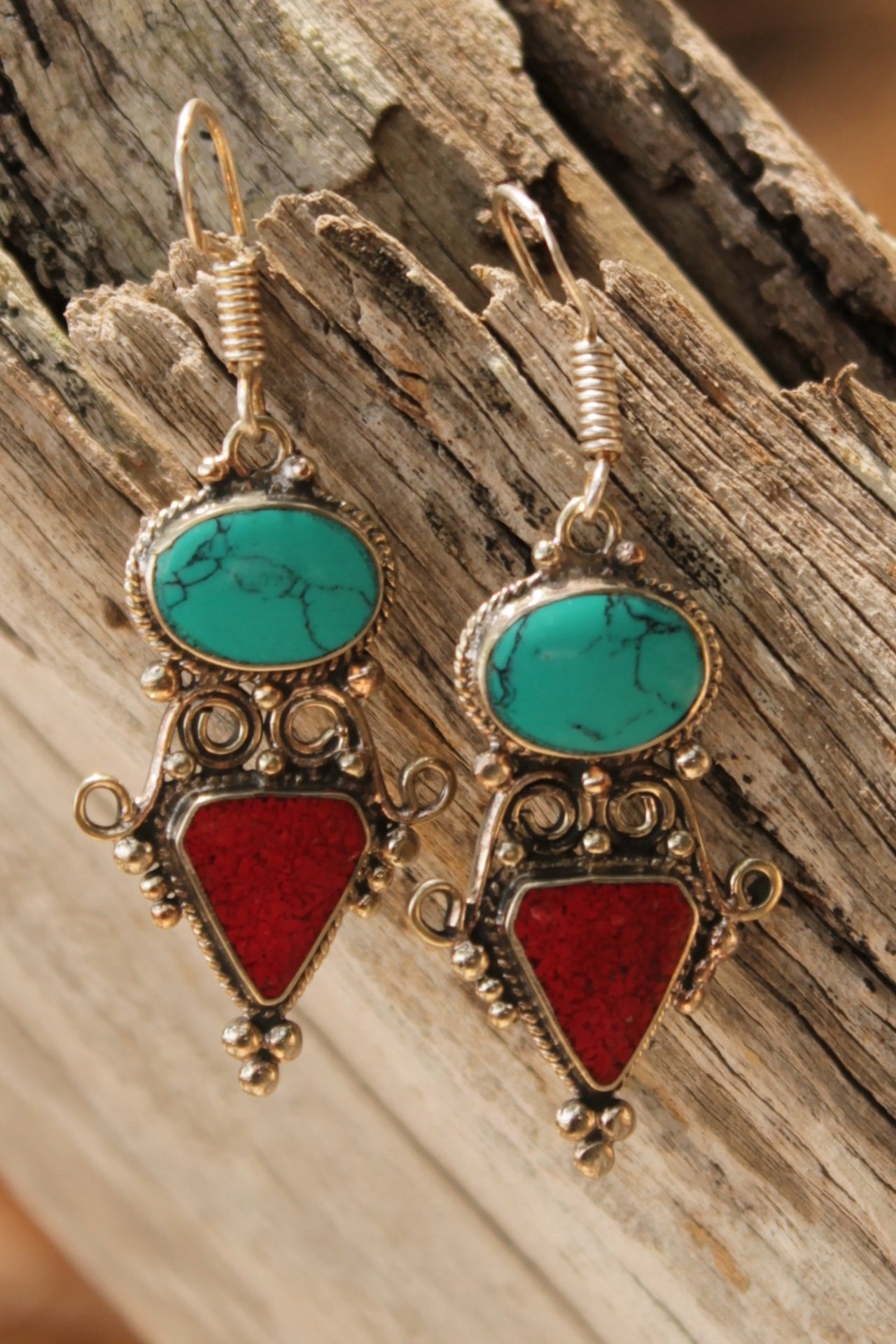 Surya Australia Ethical Tibetan Earrings - Shanti
