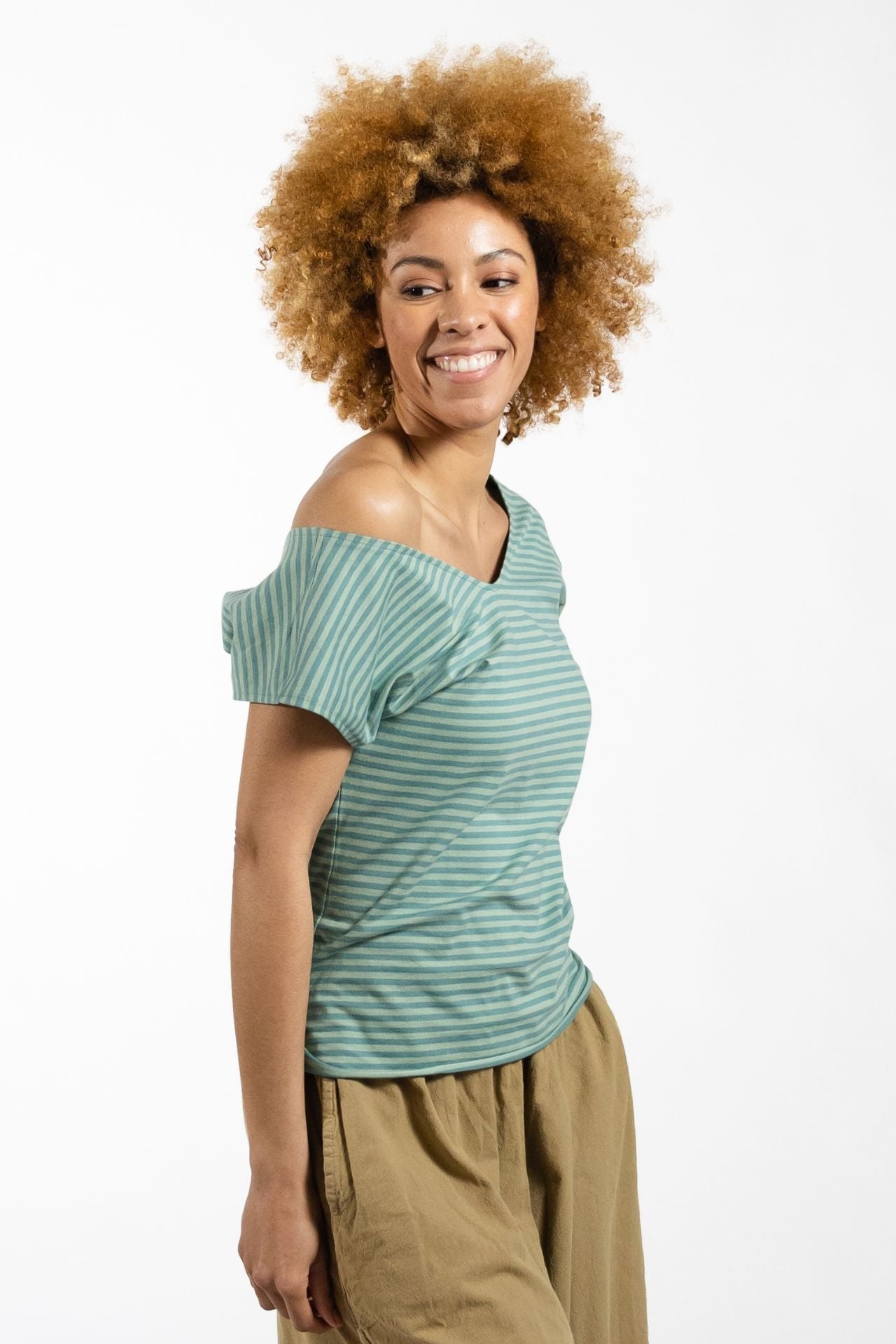 Surya Australia Organic Cotton Mimi Top - Ocean