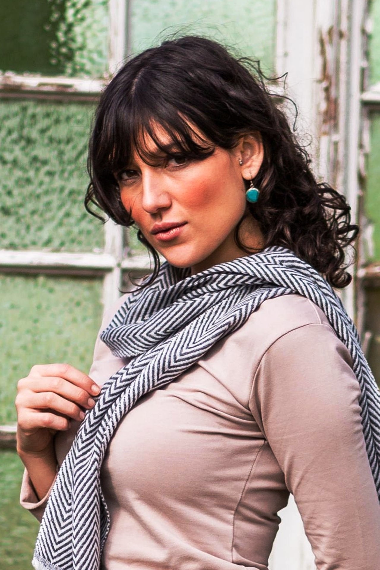 Surya Australia Tibetan Earrings from Nepal - Luna