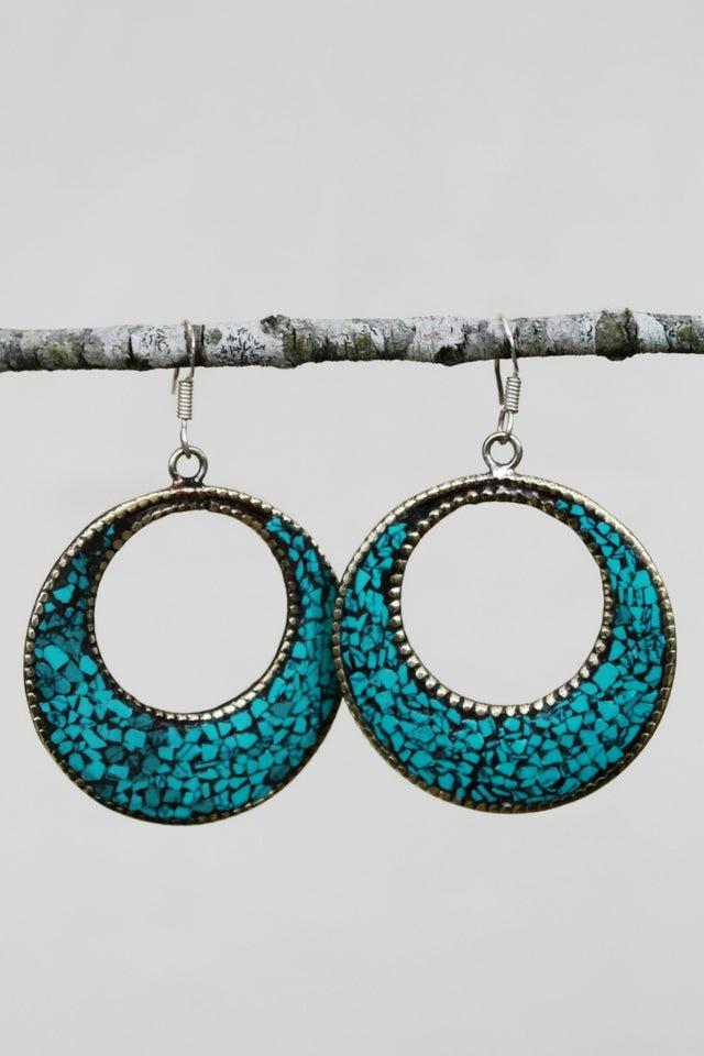 Surya Australia Tibetan Earrings - Paril